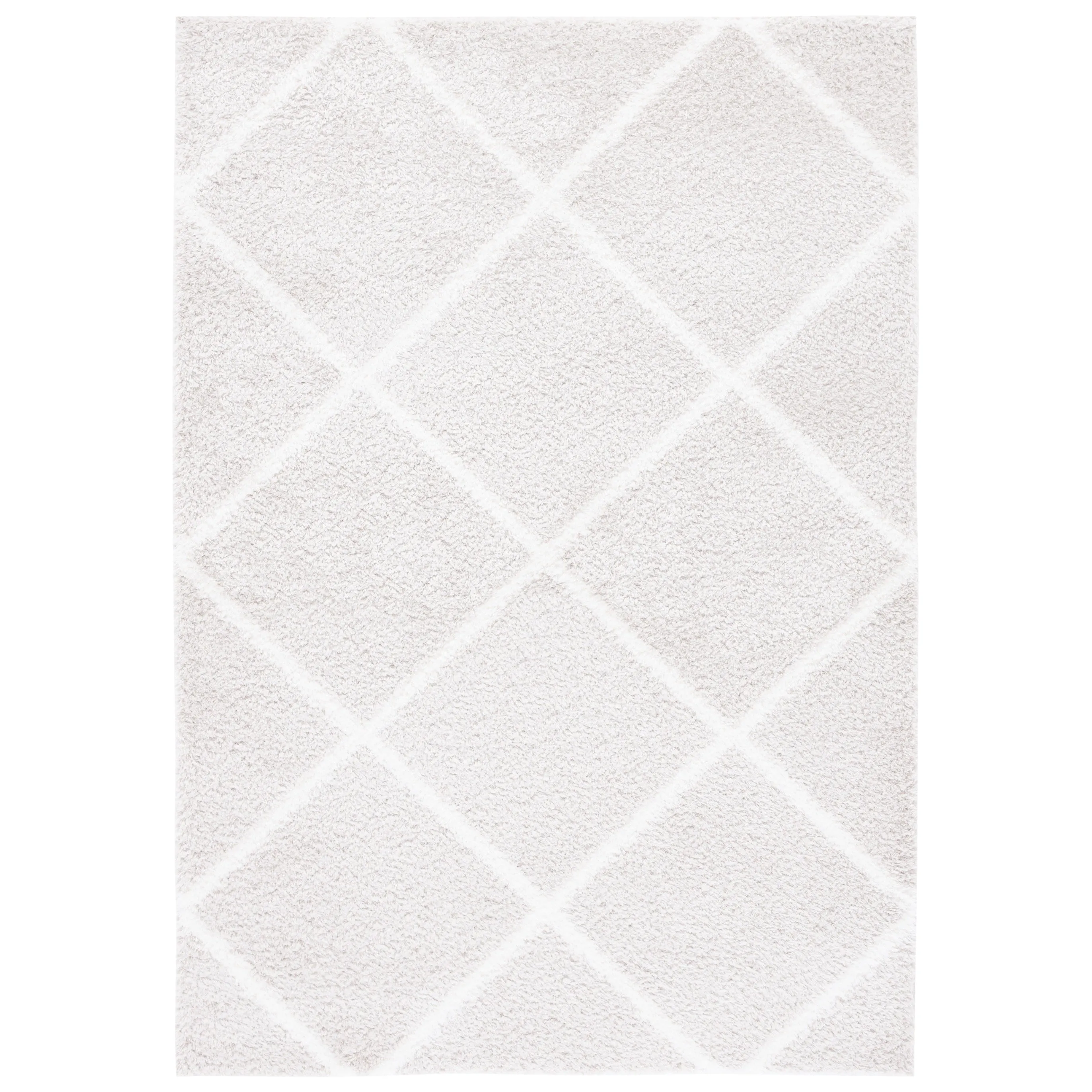SAFAVIEH Tahoe Shag Emilia Trellis 1.2-inch Thick Rug