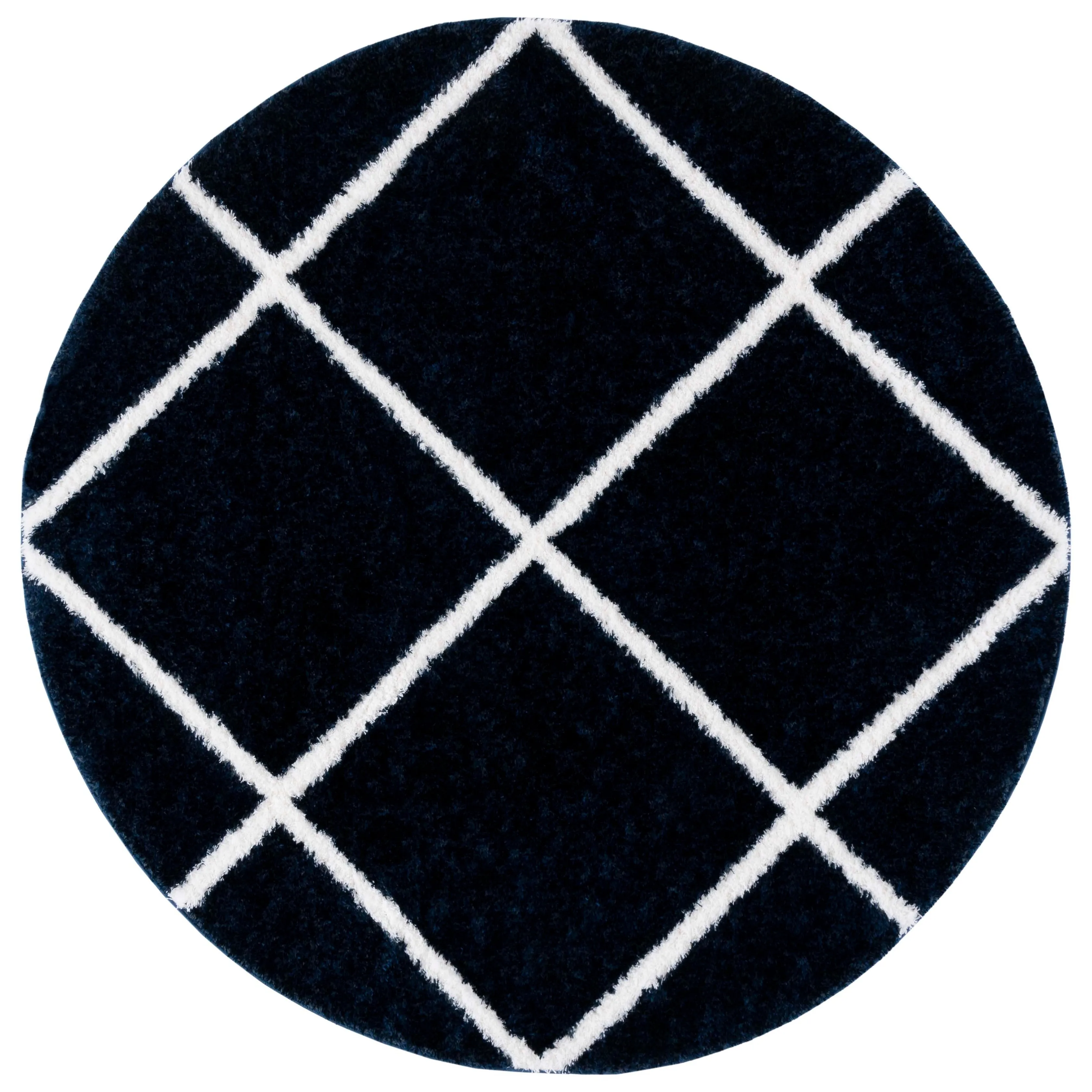 SAFAVIEH Tahoe Shag Emilia Trellis 1.2-inch Thick Rug