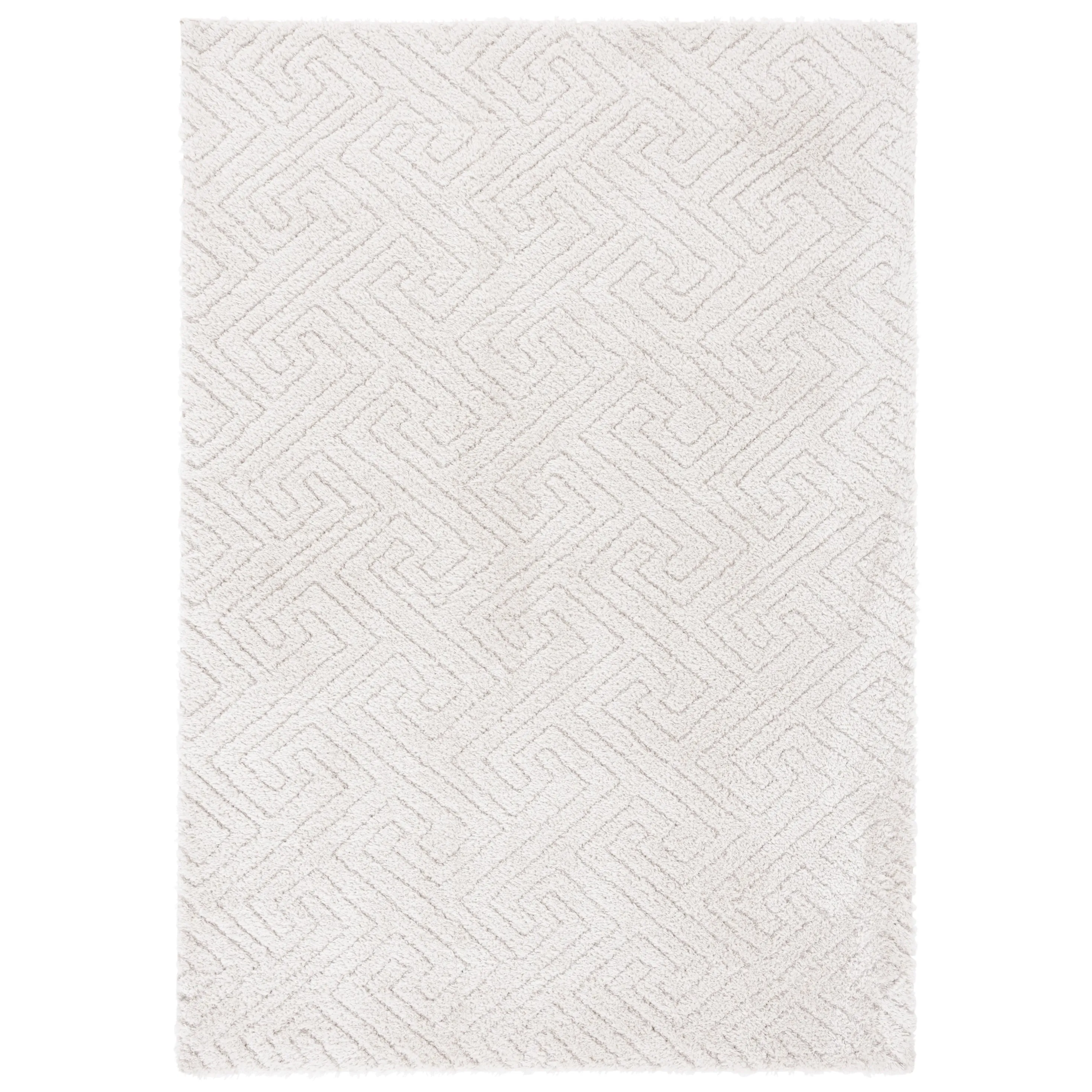 SAFAVIEH Tahoe Shag Lisjana Geometric 1.2-inch Thick Rug