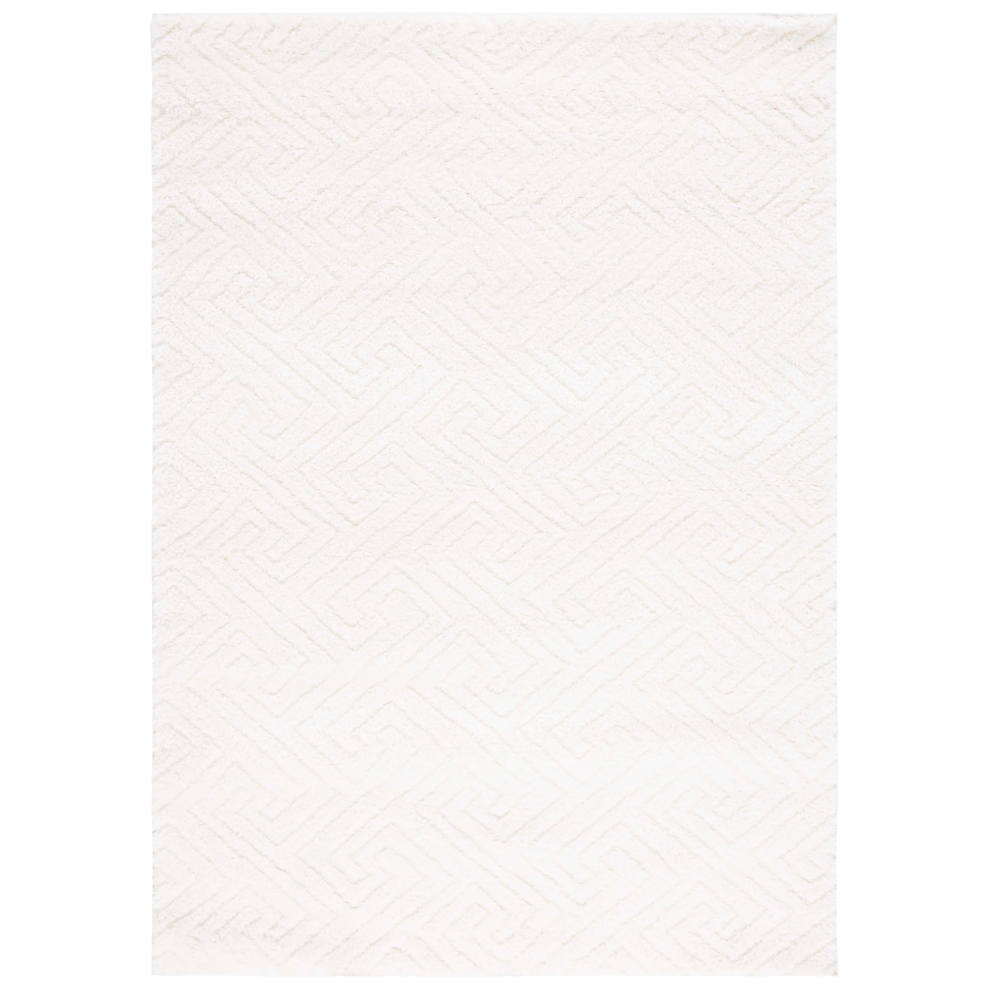 SAFAVIEH Tahoe Shag Lisjana Geometric 1.2-inch Thick Rug
