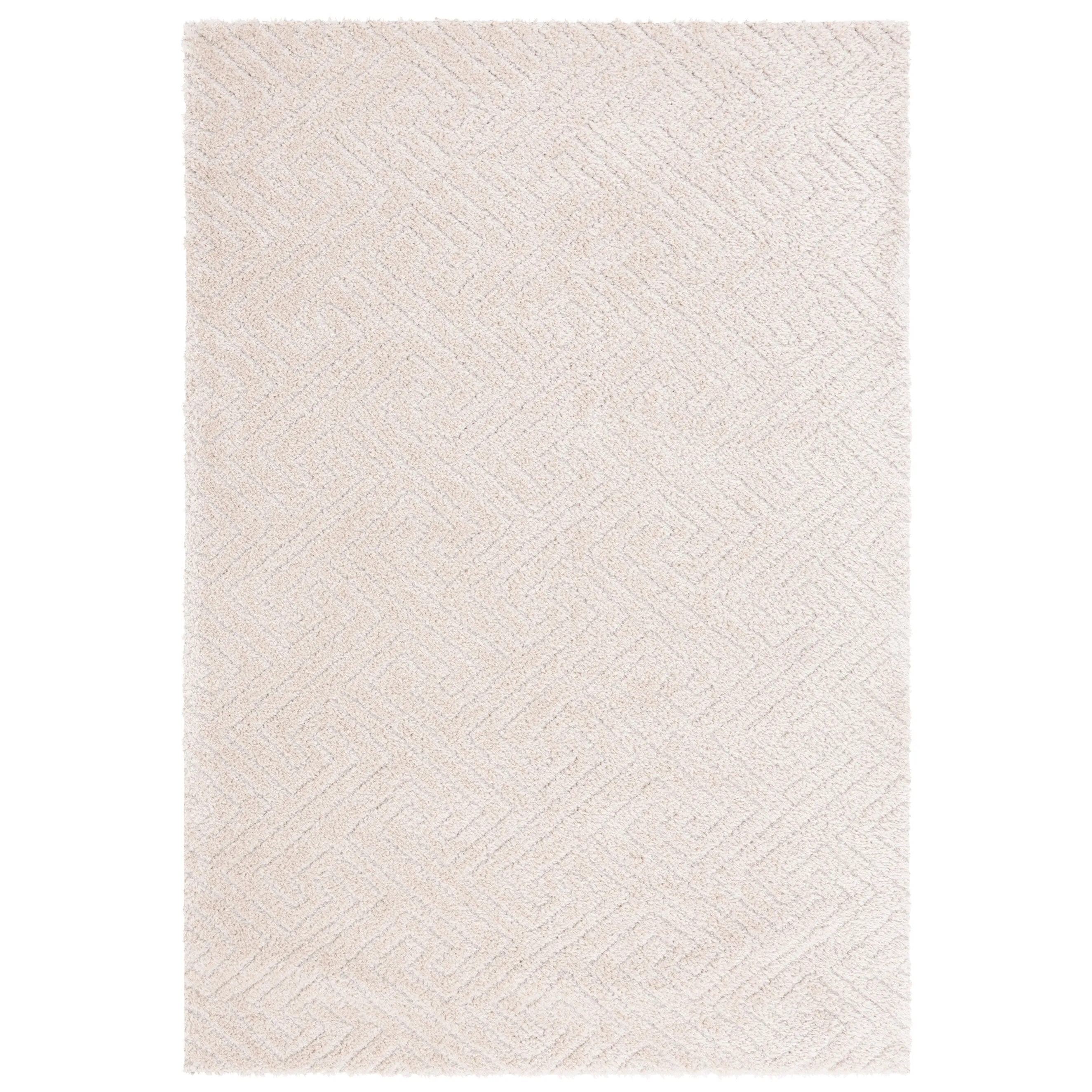SAFAVIEH Tahoe Shag Lisjana Geometric 1.2-inch Thick Rug