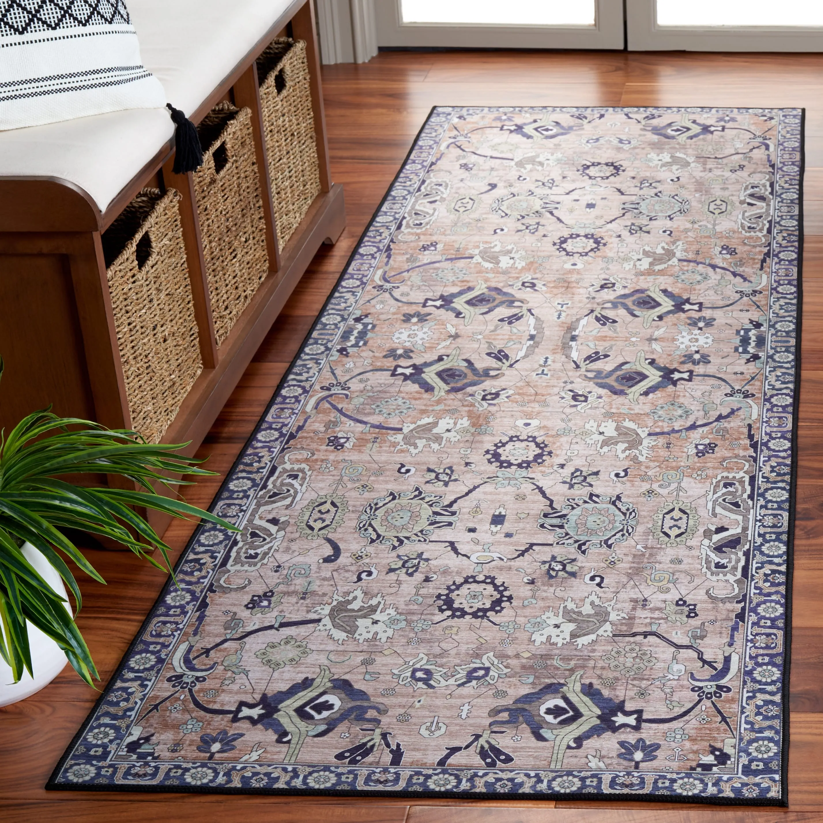 SAFAVIEH Tucson Easter Transitional Machine Washable Rug