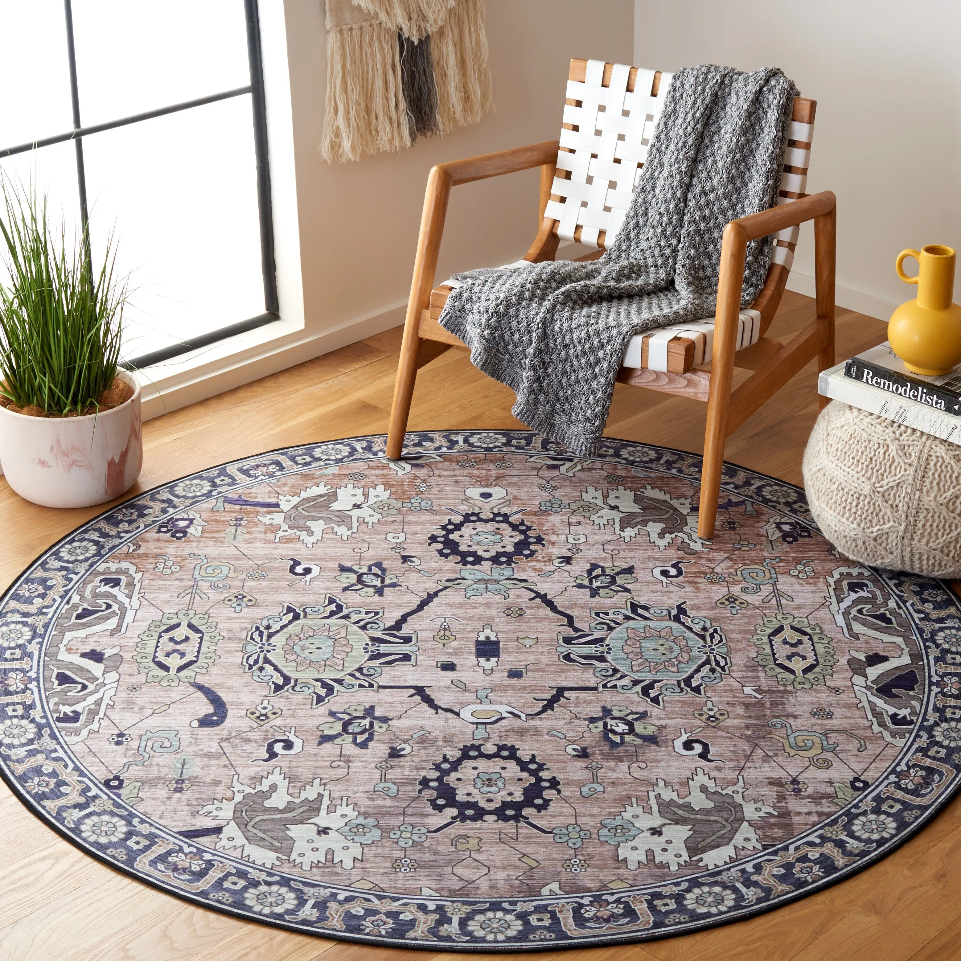 SAFAVIEH Tucson Easter Transitional Machine Washable Rug