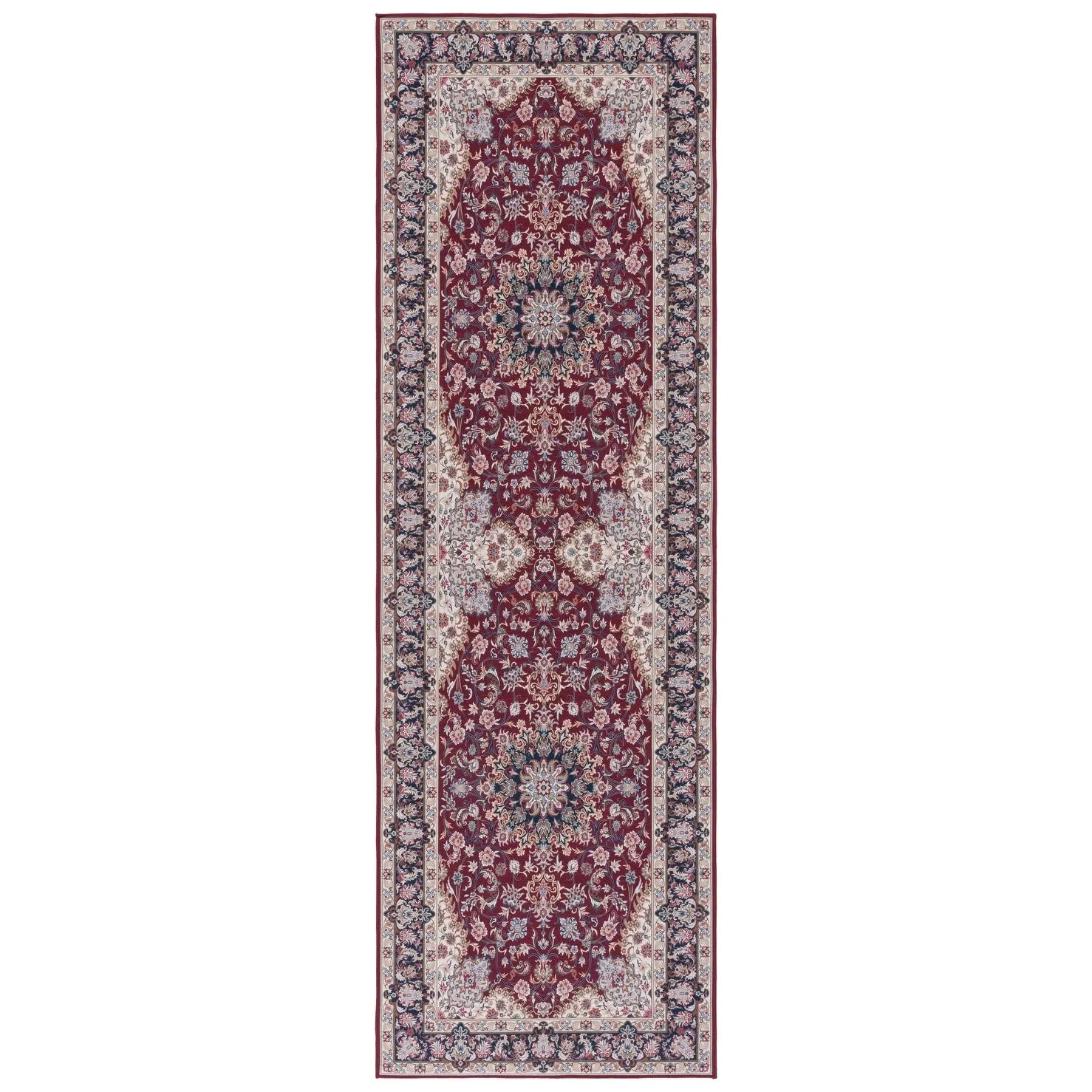 SAFAVIEH Tucson Machine Washable Slip Resistant Aline Traditional Rug