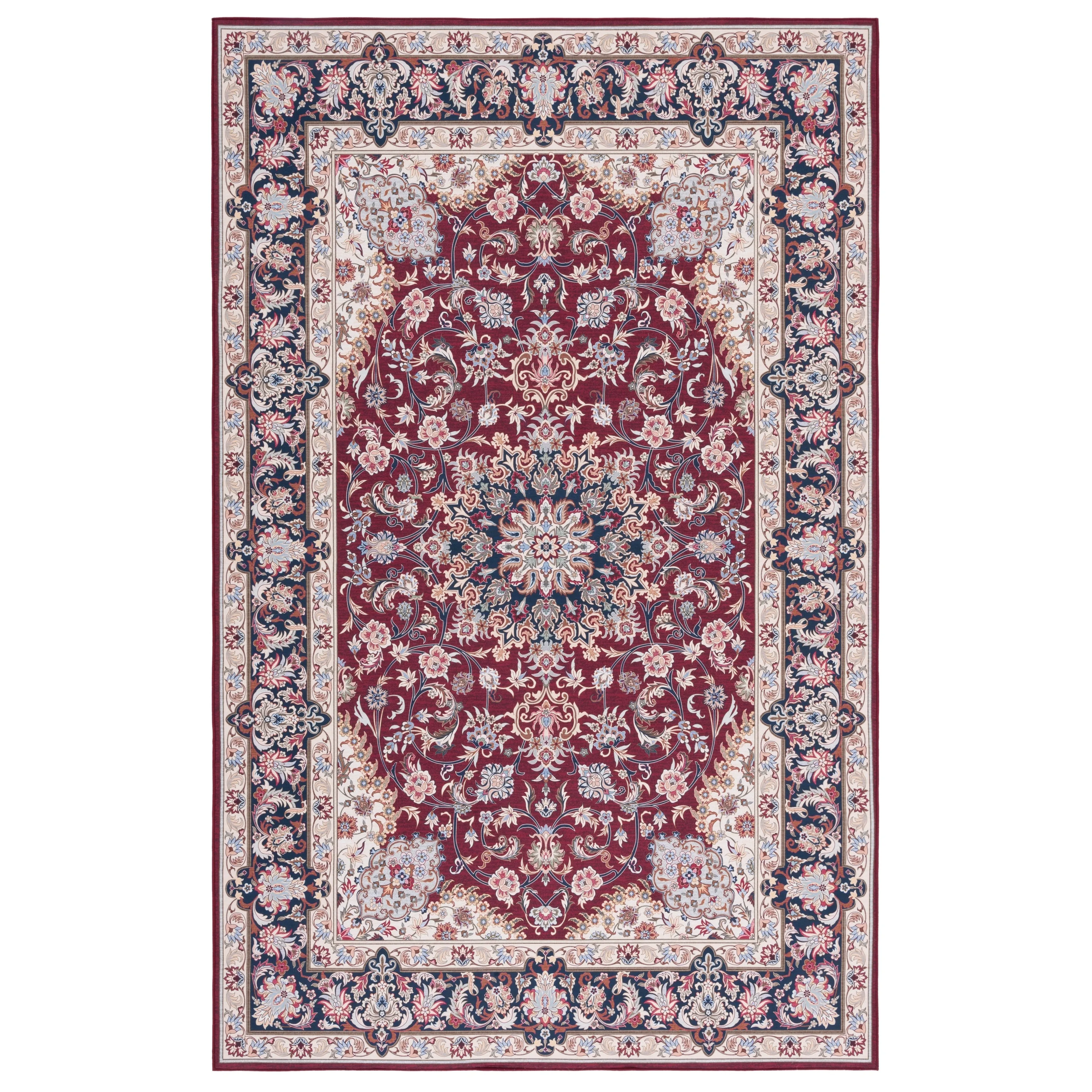 SAFAVIEH Tucson Machine Washable Slip Resistant Aline Traditional Rug