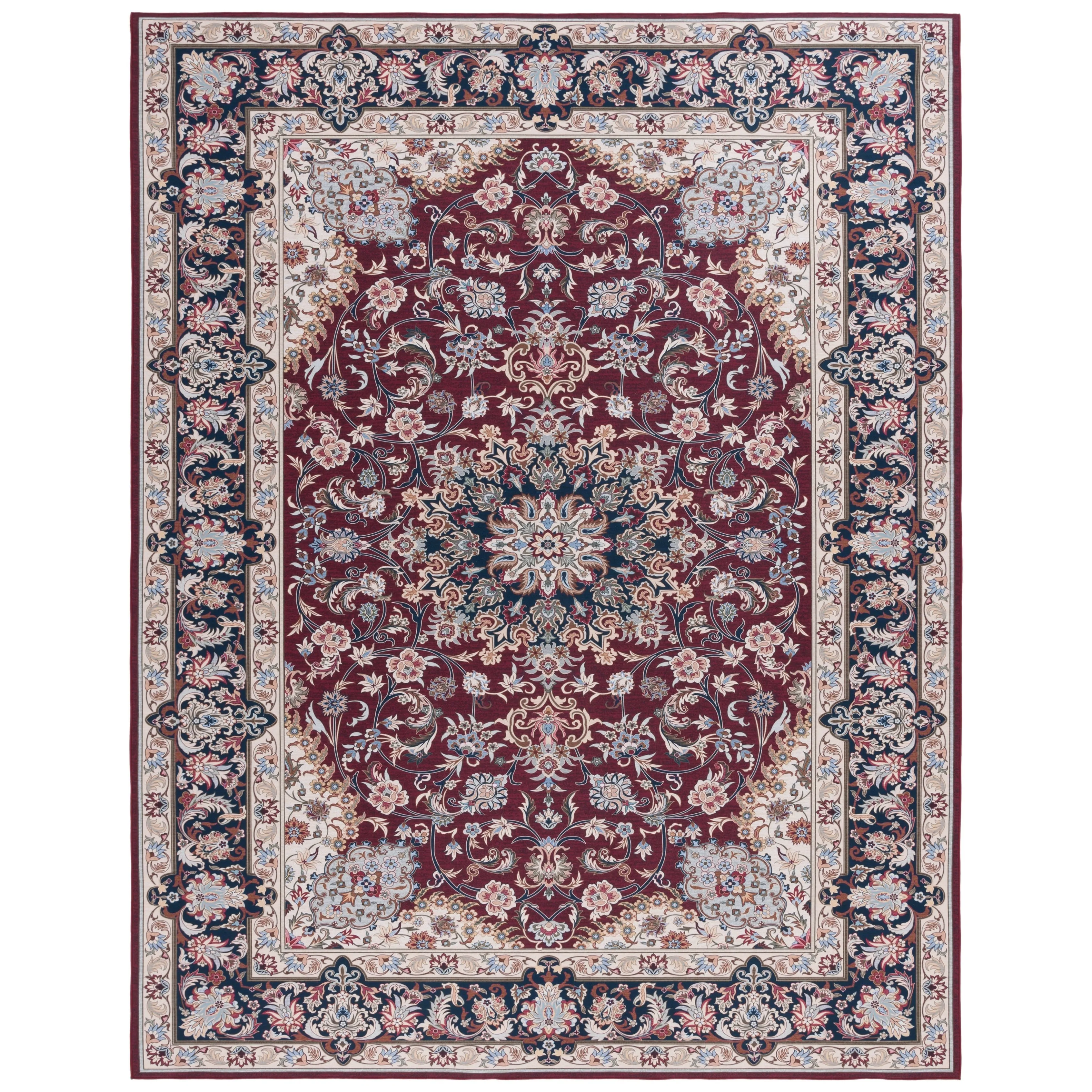 SAFAVIEH Tucson Machine Washable Slip Resistant Aline Traditional Rug