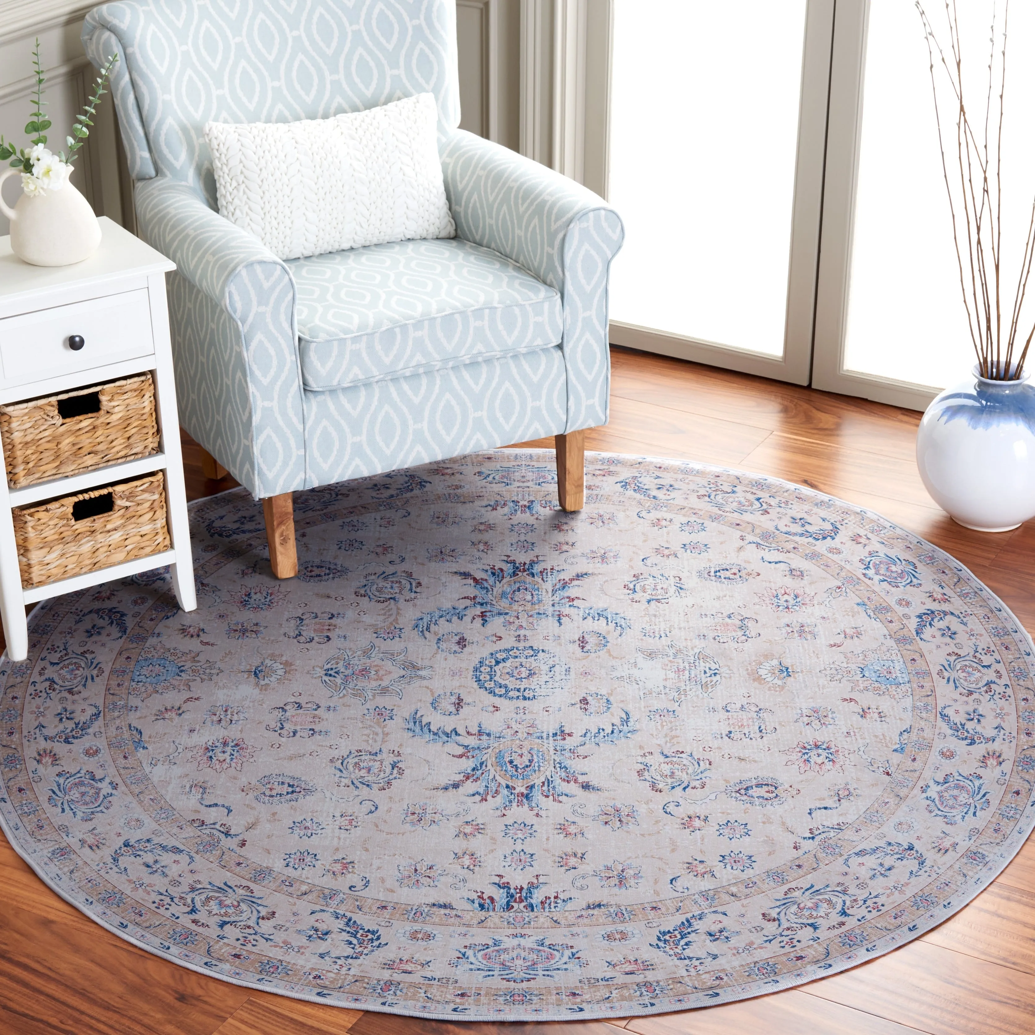 SAFAVIEH Tucson Wanda Transitional Machine Washable Rug