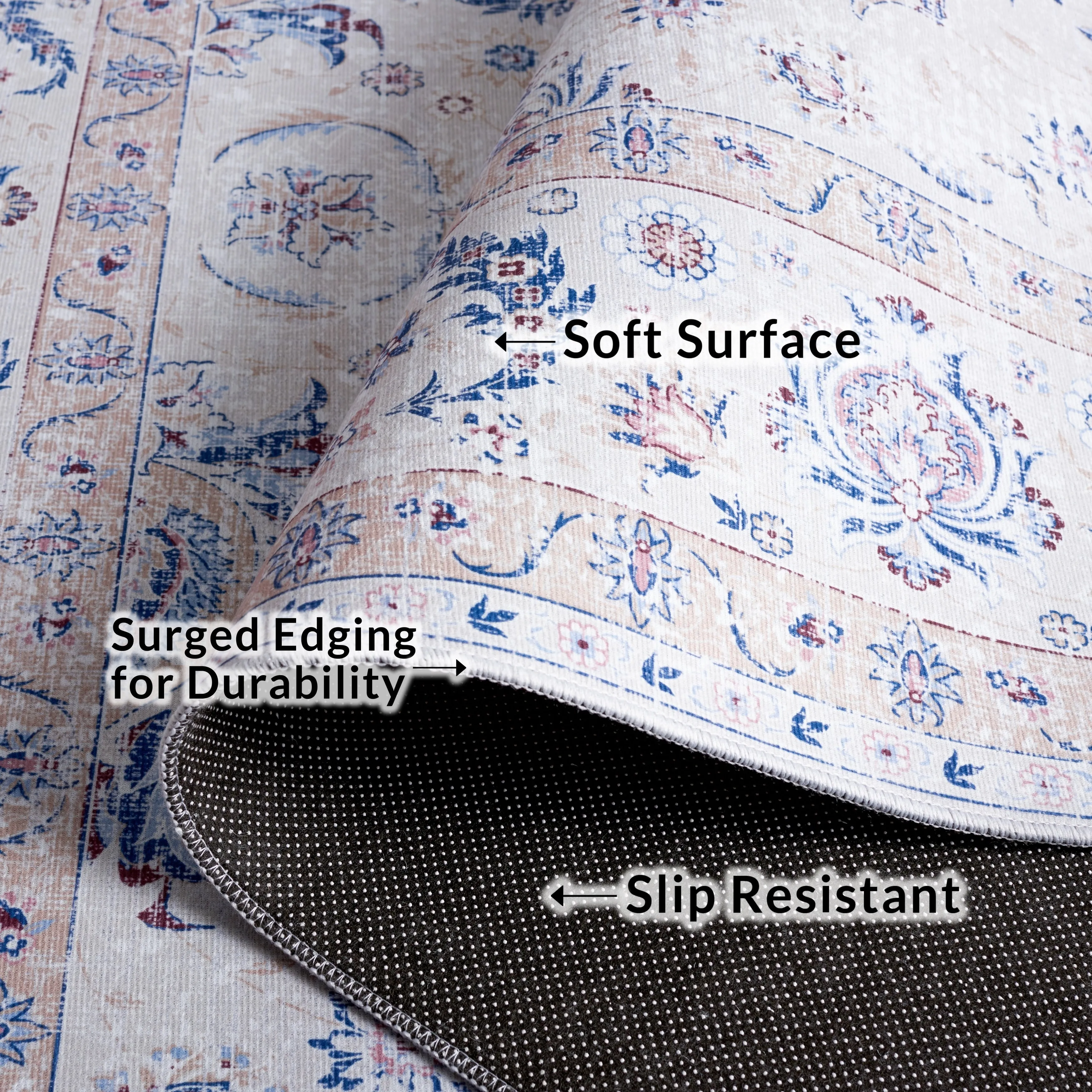 SAFAVIEH Tucson Wanda Transitional Machine Washable Rug