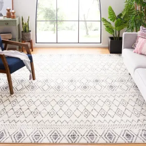 SAFAVIEH Tulum Efka Moroccan Boho Rug - Ivory/Grey - 8' x 10'