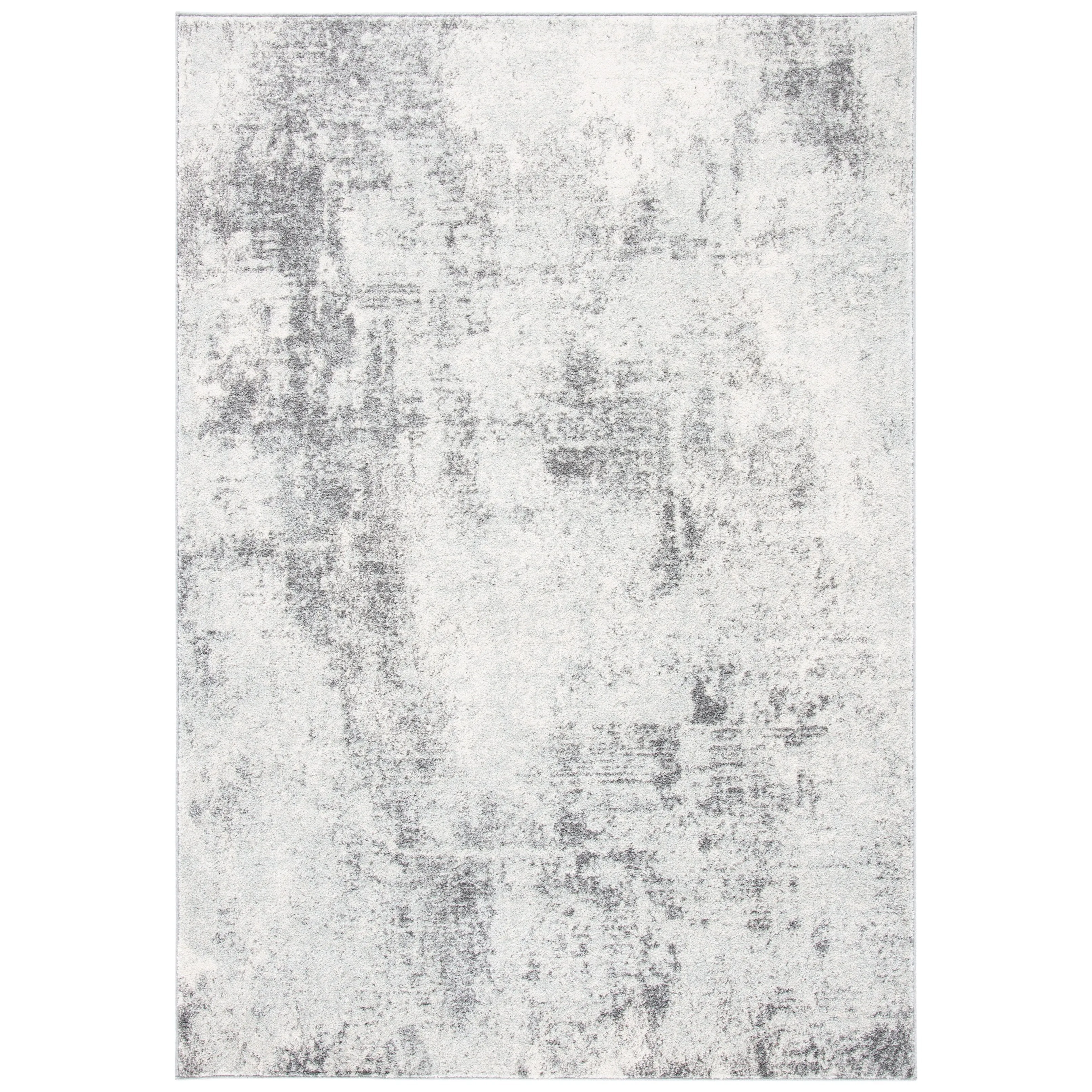 SAFAVIEH Tulum Ilze Modern Abstract Rug - Ivory/Grey - 8' x 10'