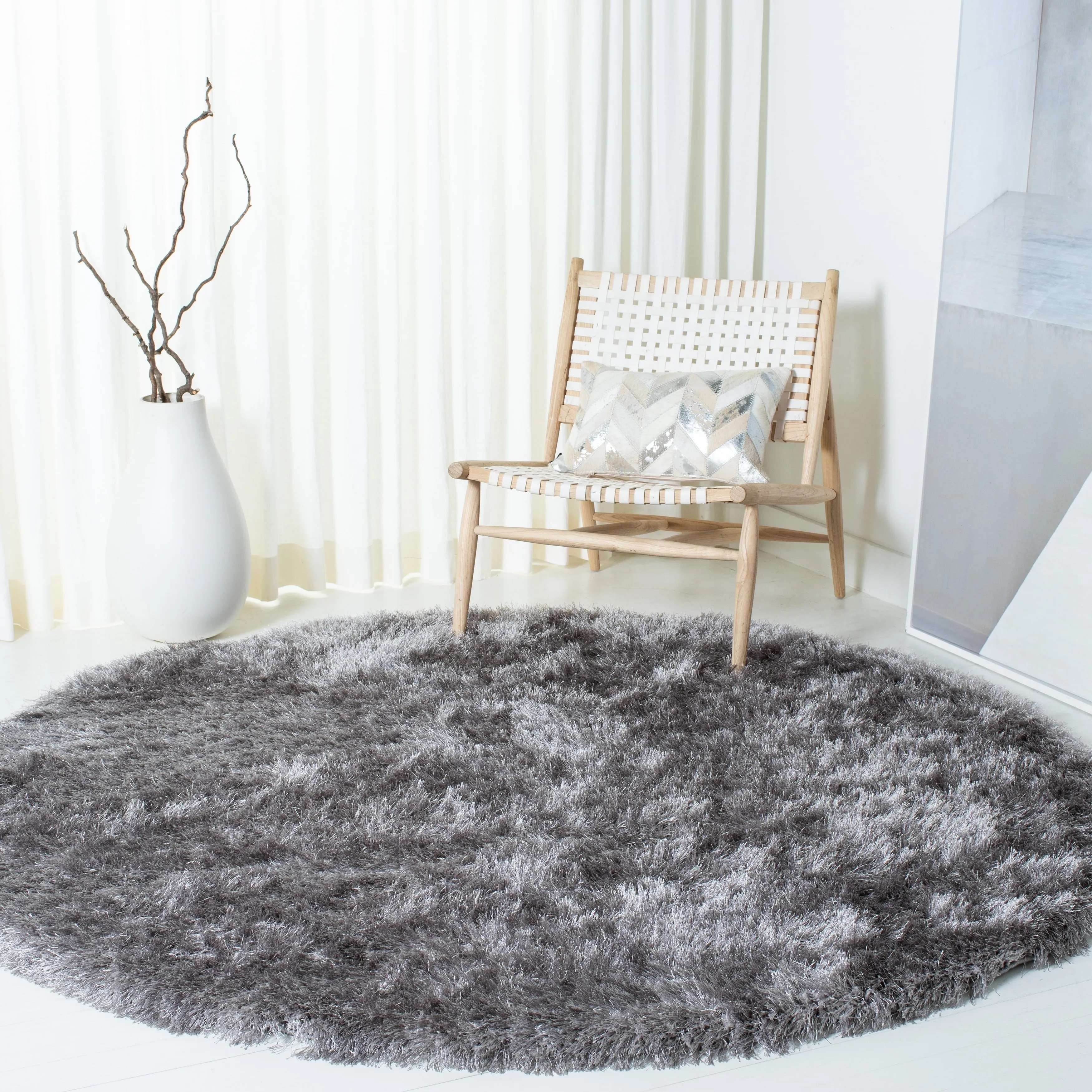 SAFAVIEH Vegas Shag Abelia 3-inch Extra Thick Polyester Rug