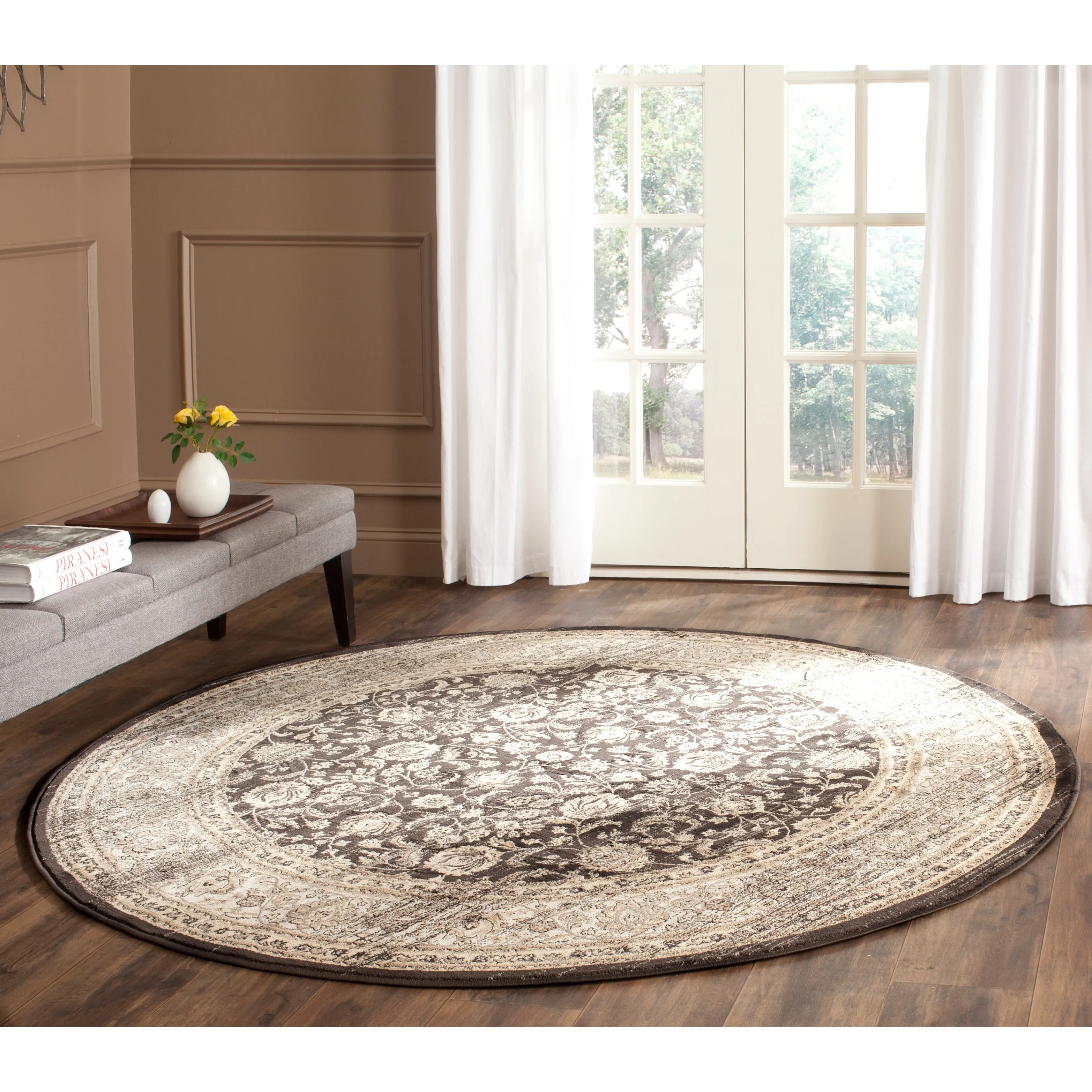 SAFAVIEH Vintage Distressed Boho Blanch Oriental Rug