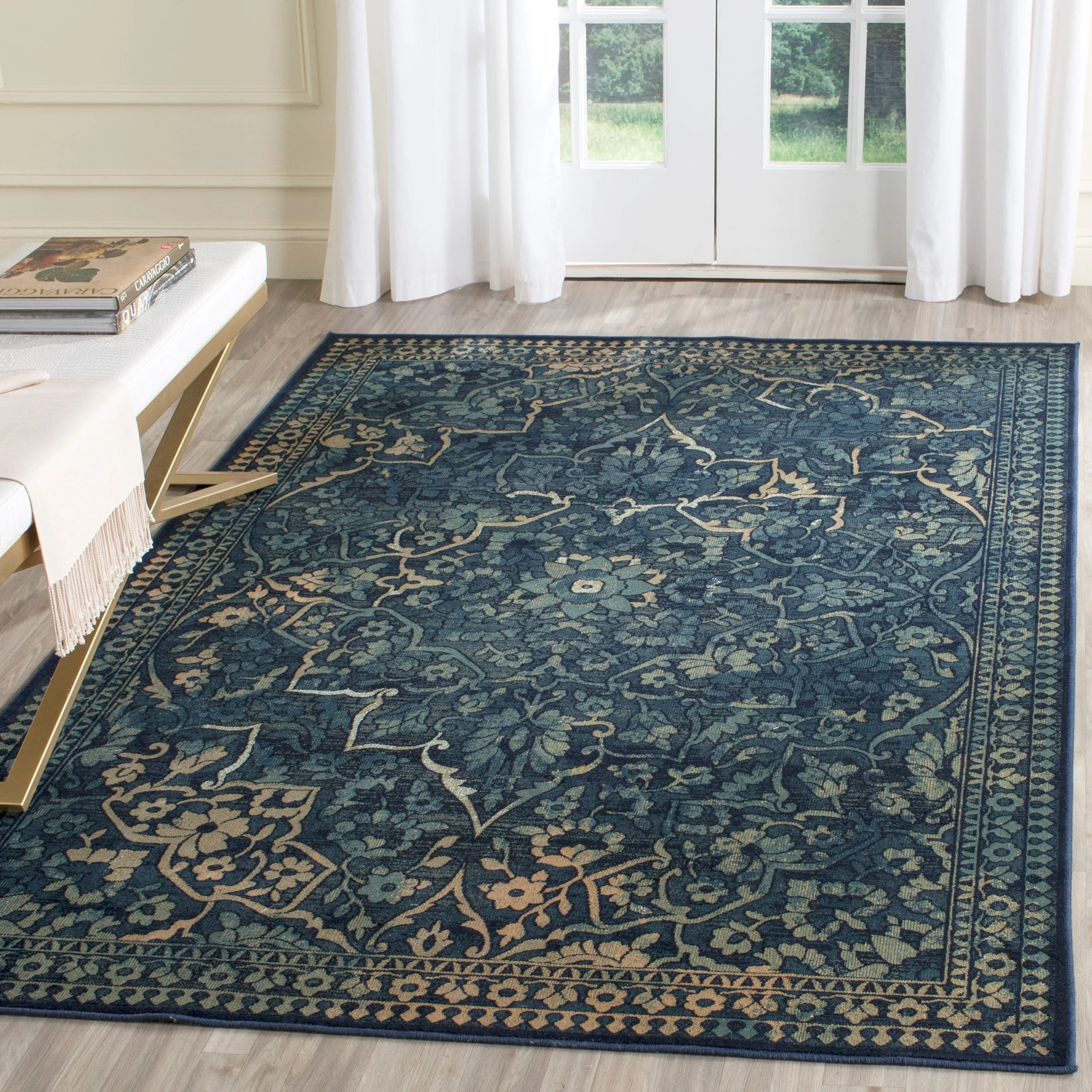 SAFAVIEH Vintage Distressed Boho Remza Oriental Rug