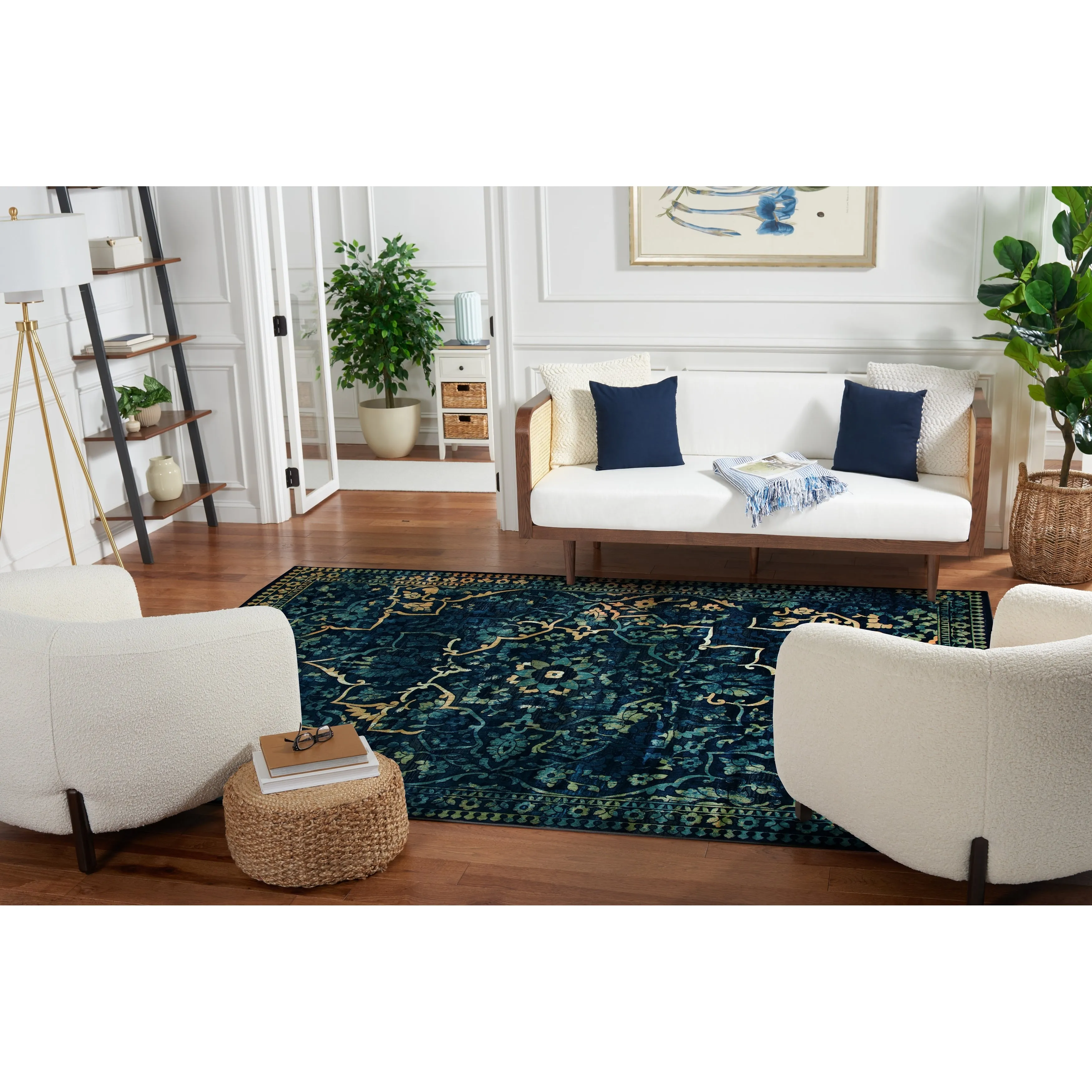 SAFAVIEH Vintage Distressed Boho Remza Oriental Rug