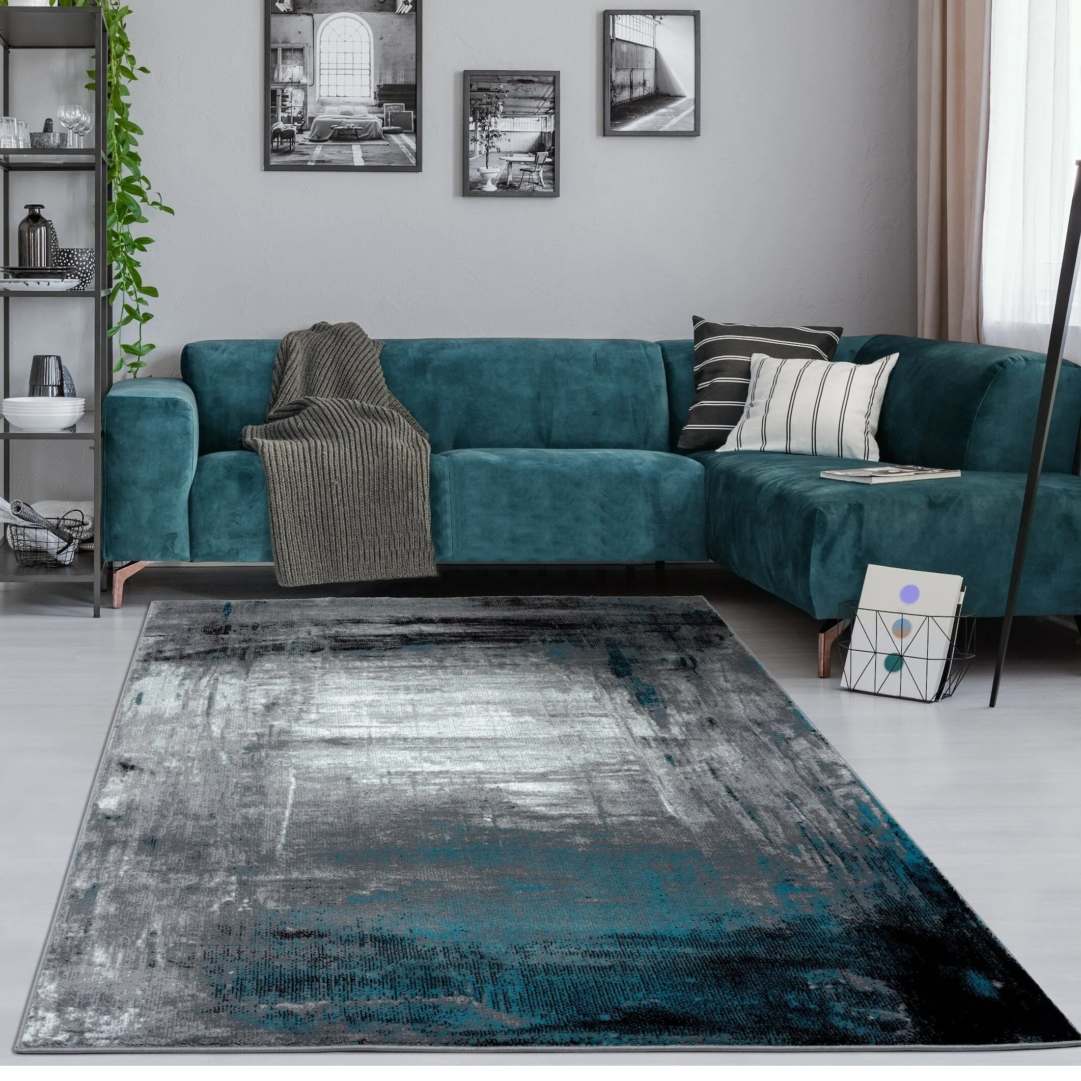Samos Collection Abstract Area Rug