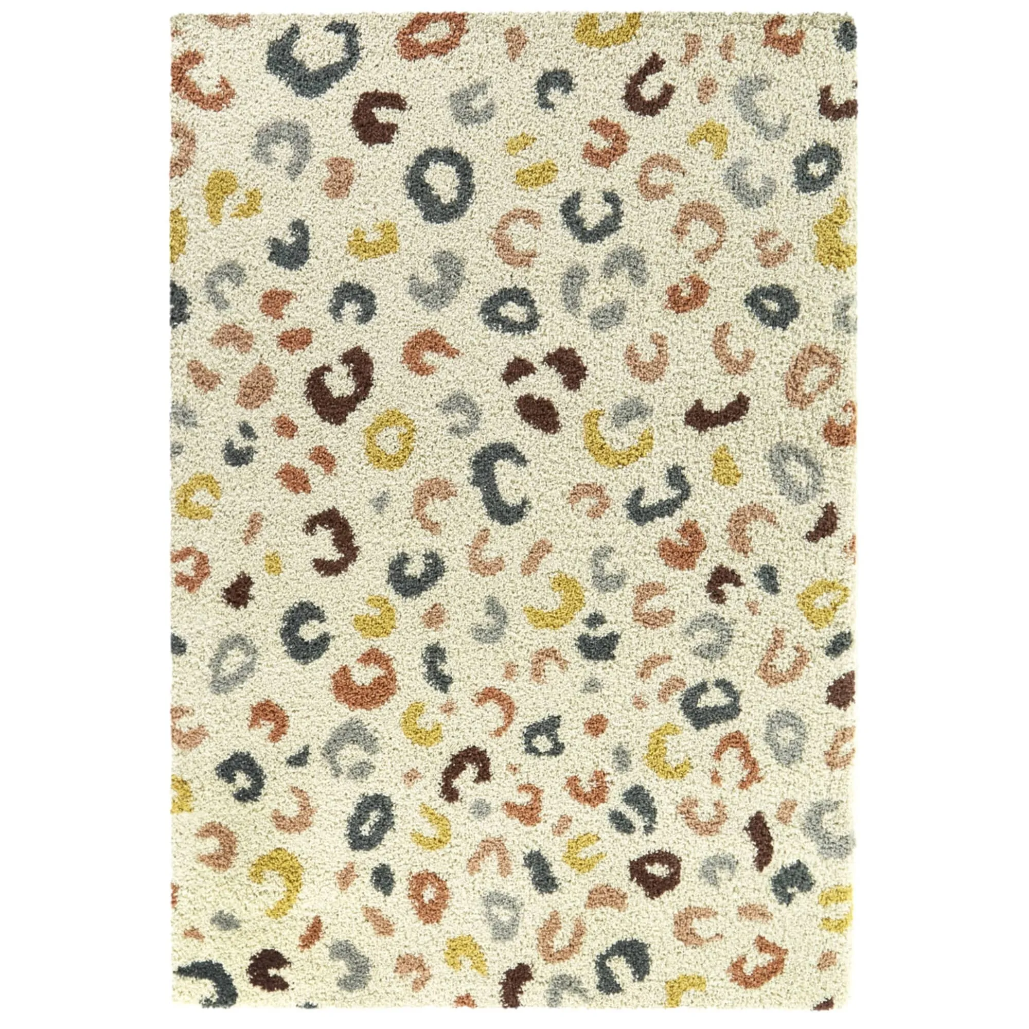 Savannah Animal Print ShagArea Rug