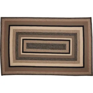 Sawyer Mill Charcoal Jute Rug Rect w/ Pad 60x96