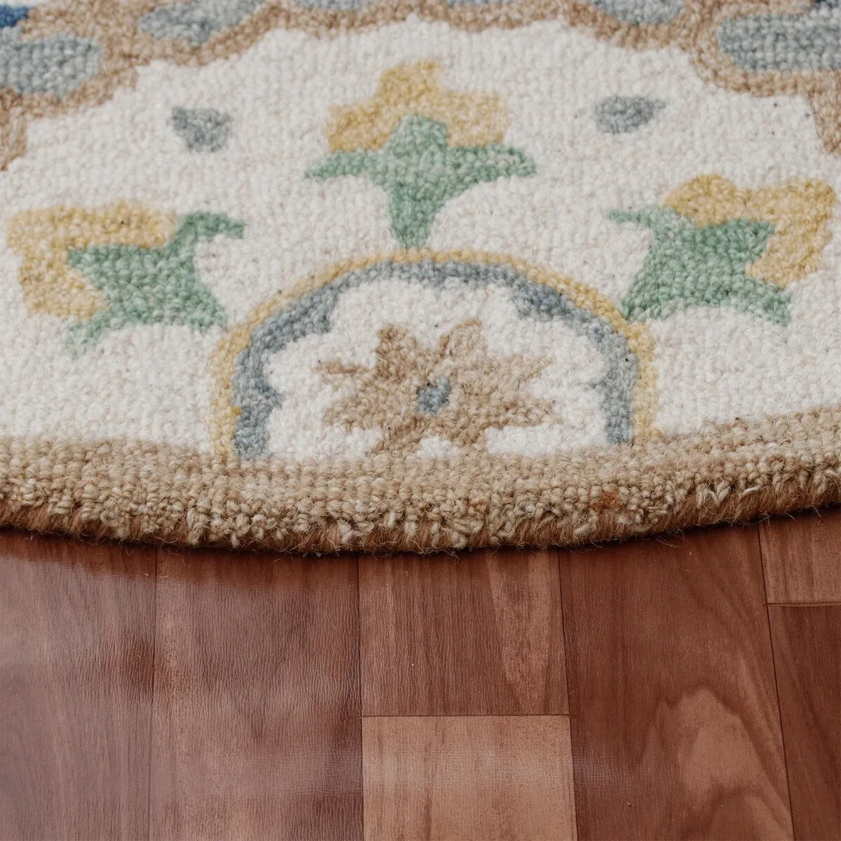 Sevita Suzani Round Area Rug