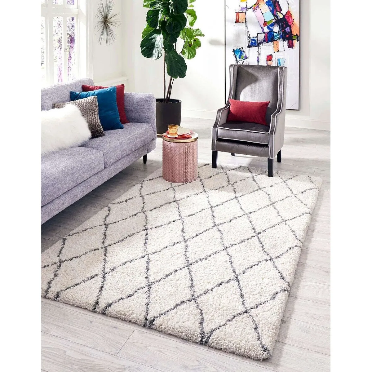 Shag Shoploni Collection Area Rug