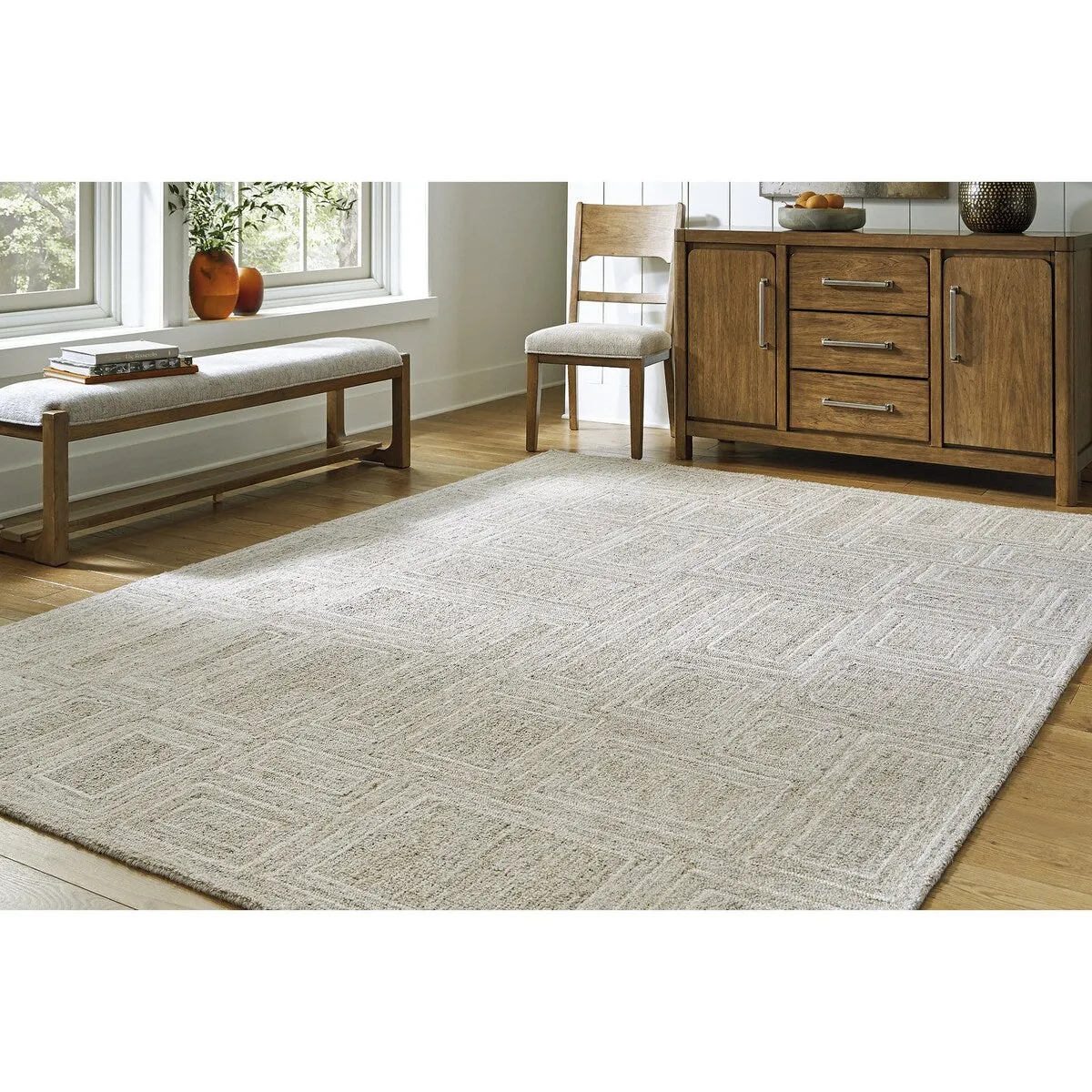 Signature Design by Ashley Brickburgh Gray/Ivory Rug