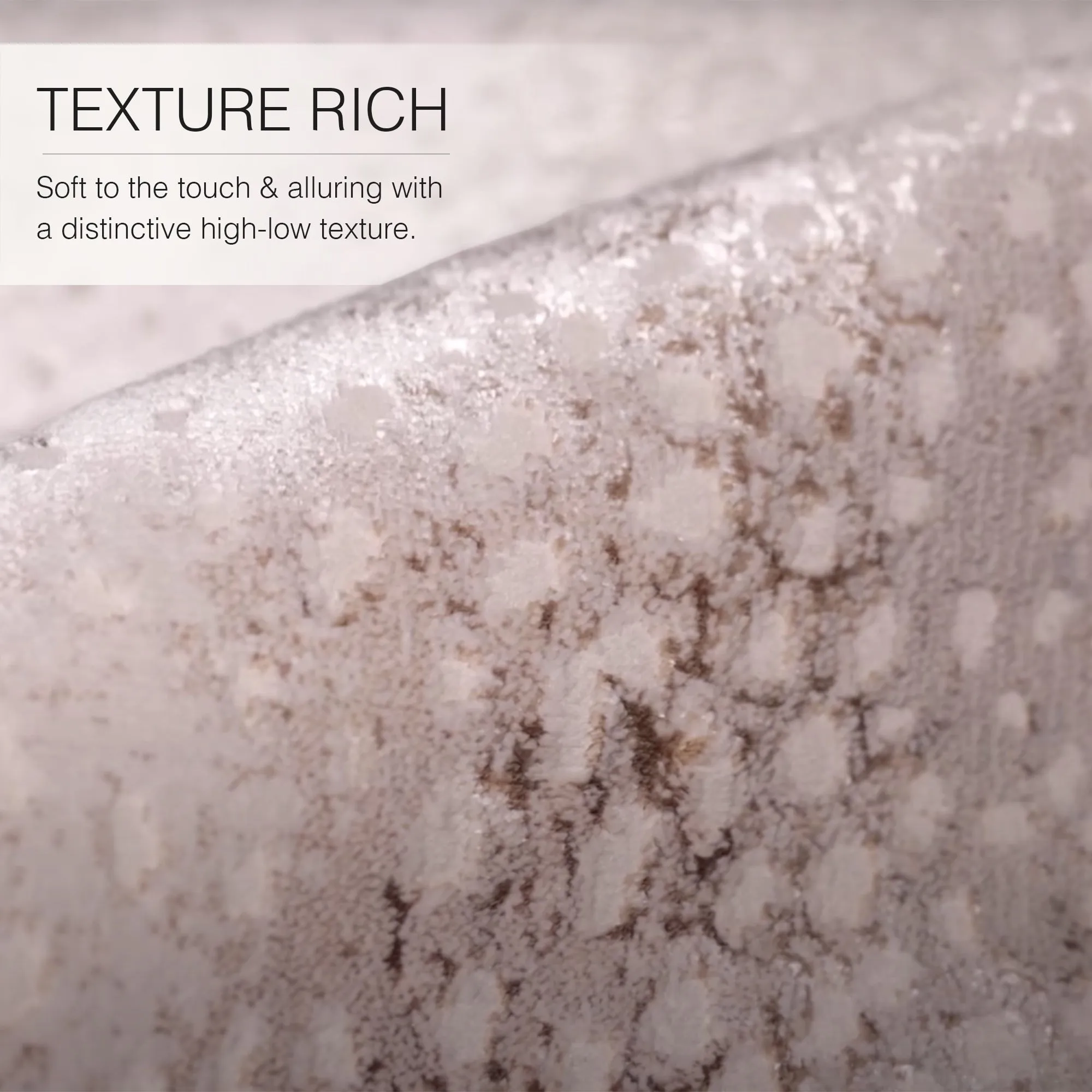 Silver Orchid Axis Animal Print Spotted Area Rug