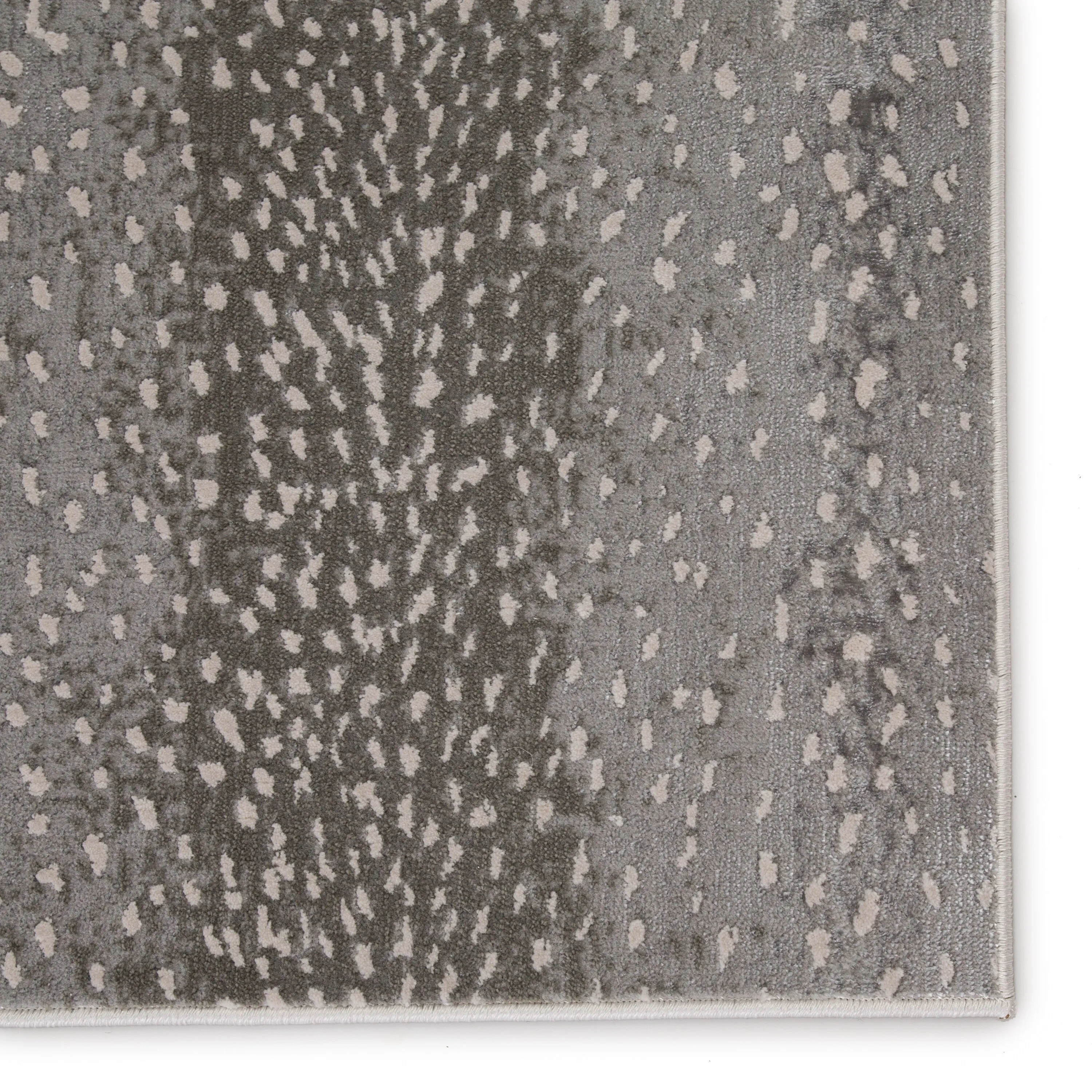 Silver Orchid Axis Animal Print Spotted Area Rug