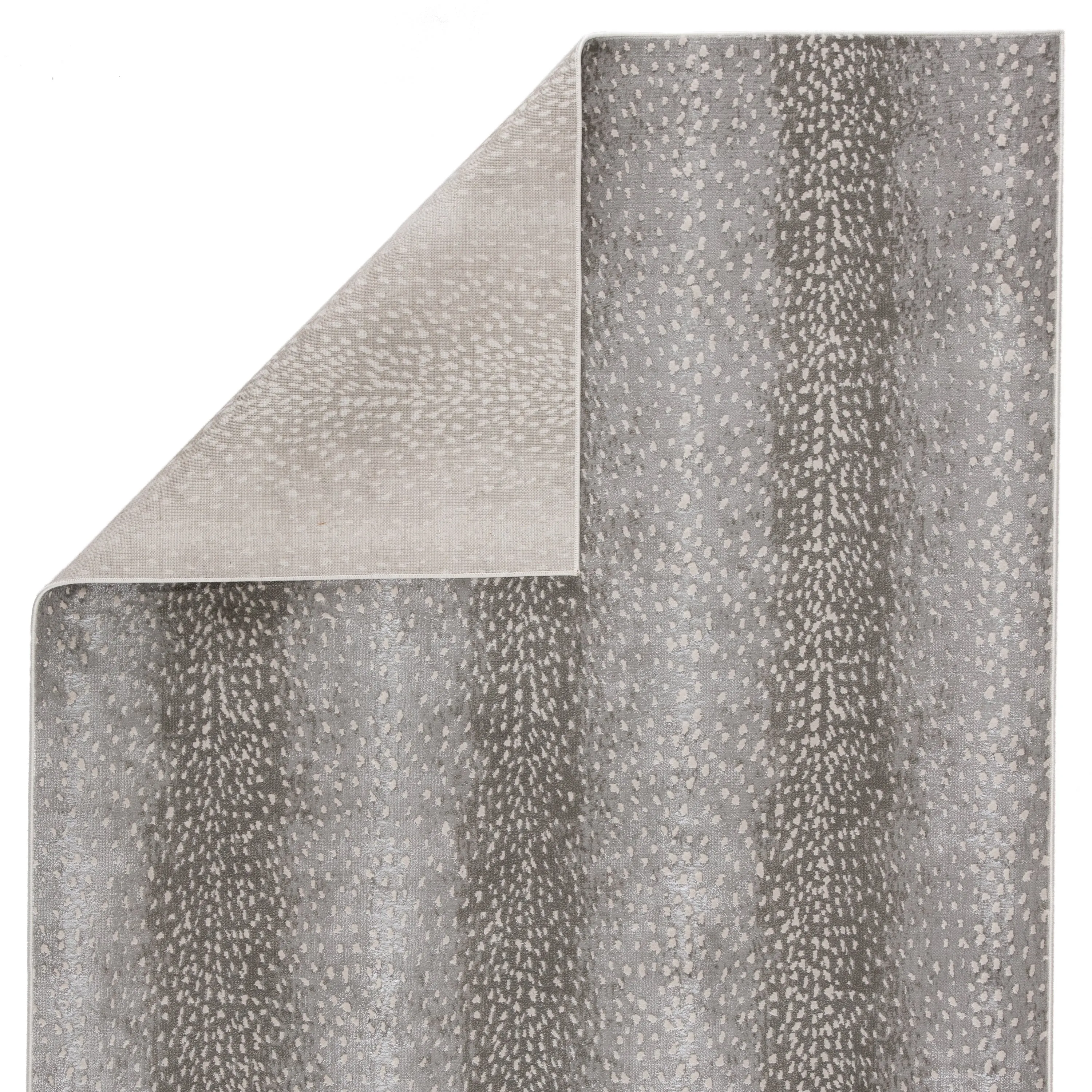 Silver Orchid Axis Animal Print Spotted Area Rug