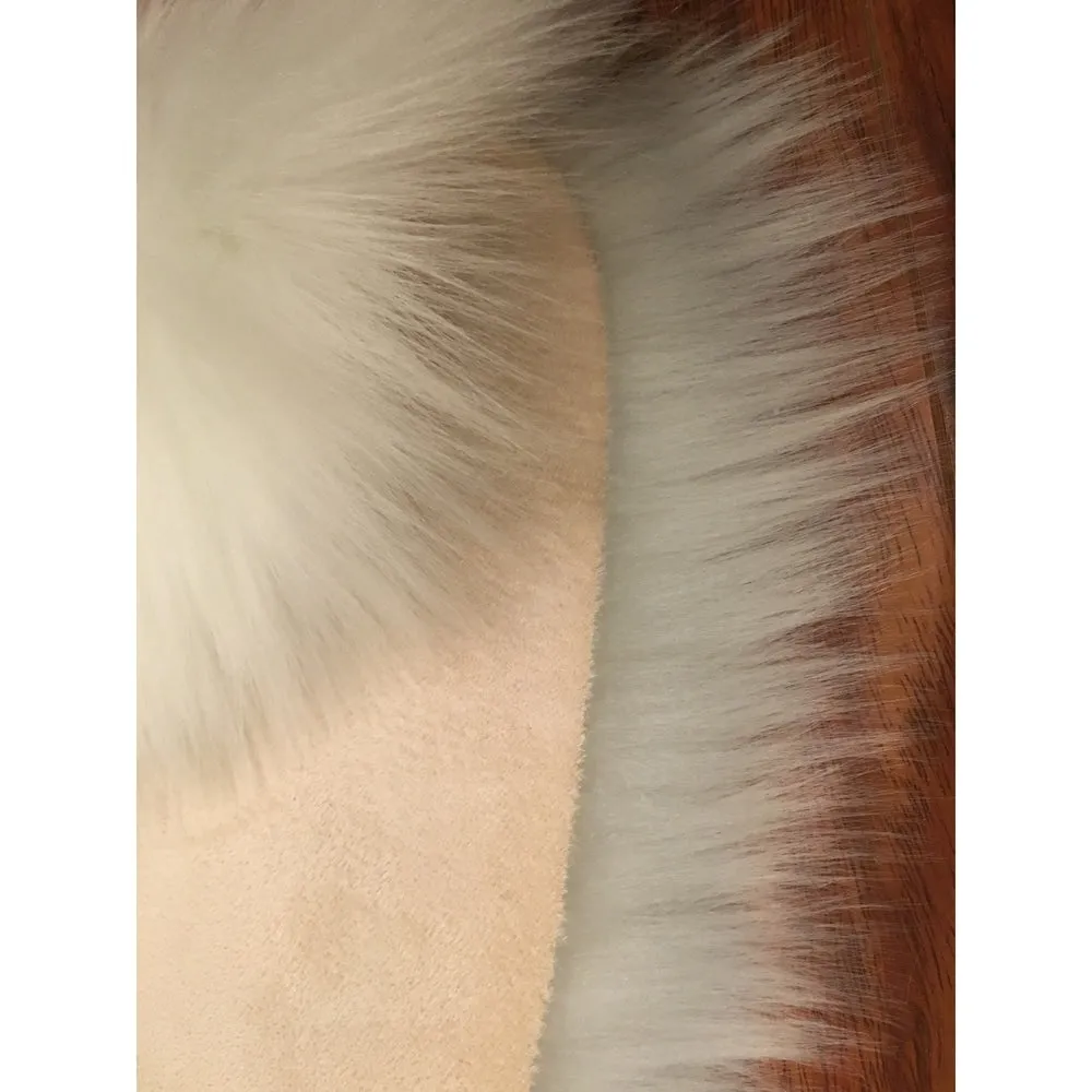 Silver Orchid Nansen Luxurious Faux Sheepskin Pelt Shag Rug