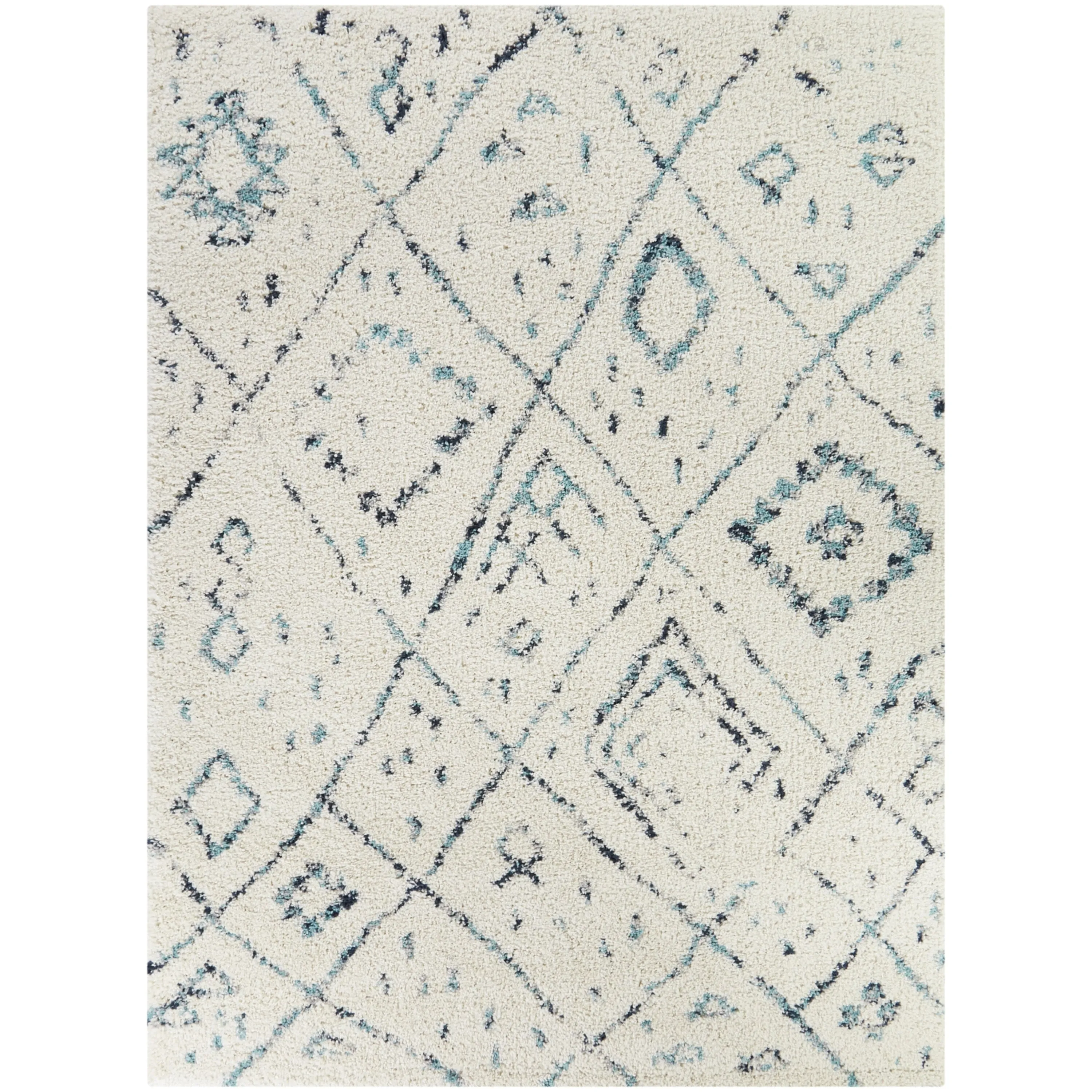Simeon Boho Shag Area Rug