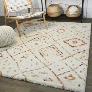 Simeon Boho Shag Area Rug