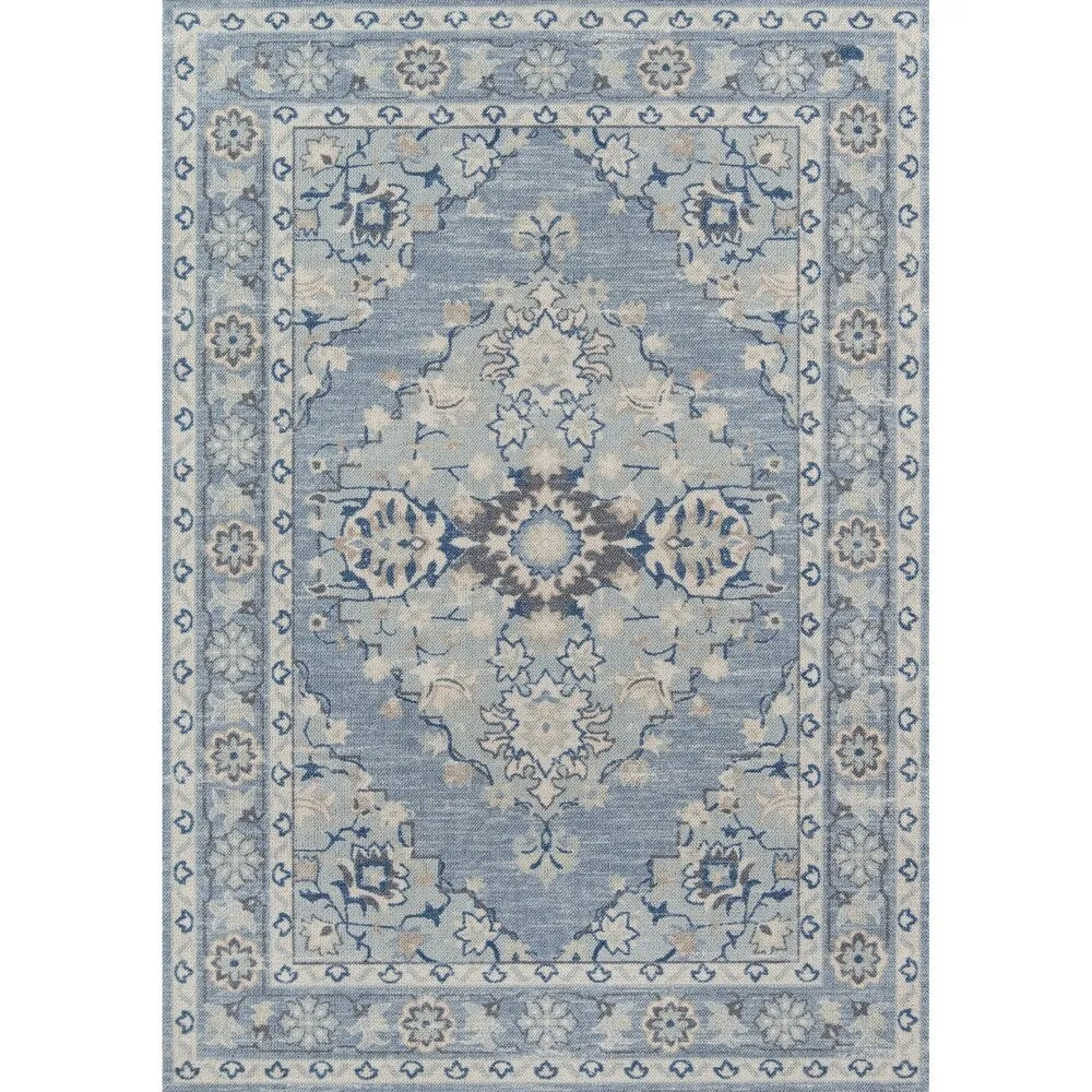 Skyline Decor Blue Anatolia Rugs in Rectangle Shape - Big