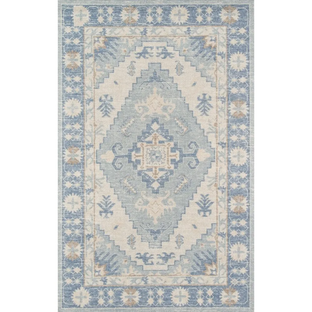 Skyline Decor Blue Anatolia Rugs in Rectangle Shape - Big
