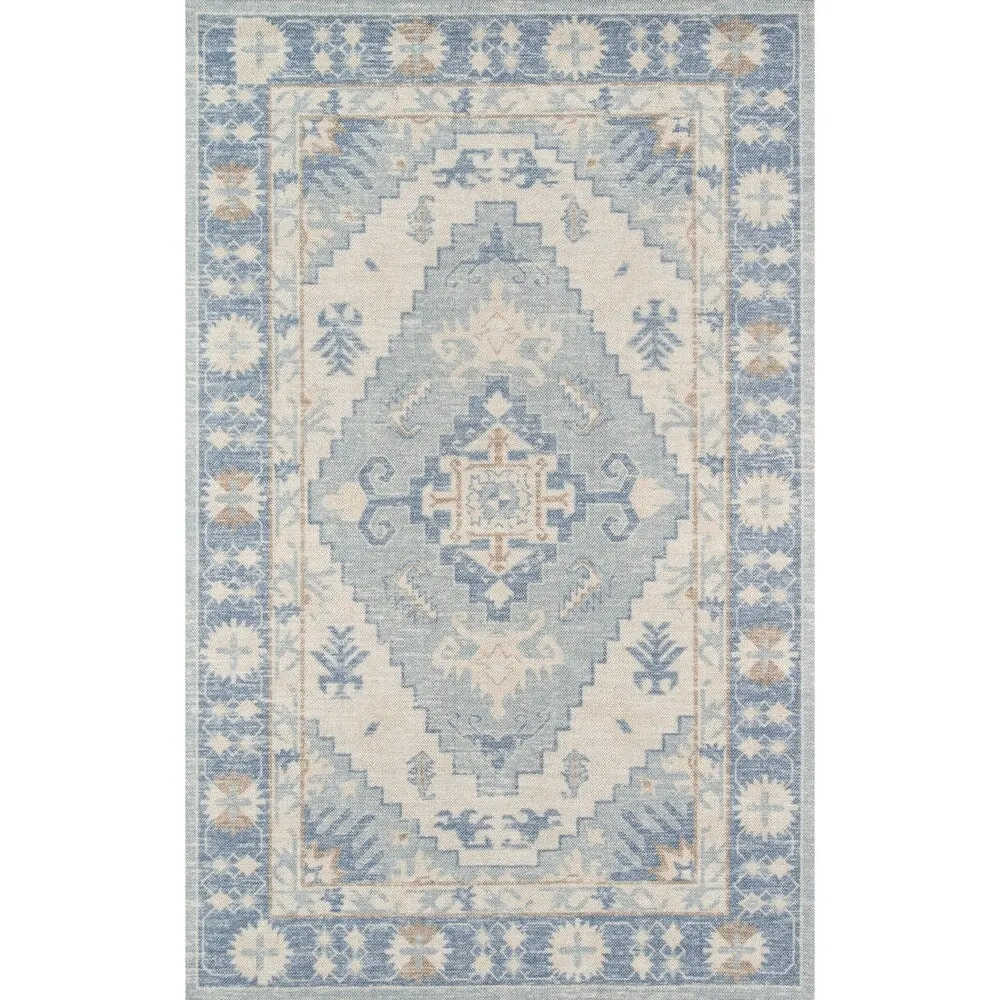 Skyline Decor Blue Anatolia Rugs in Rectangle Shape - Big