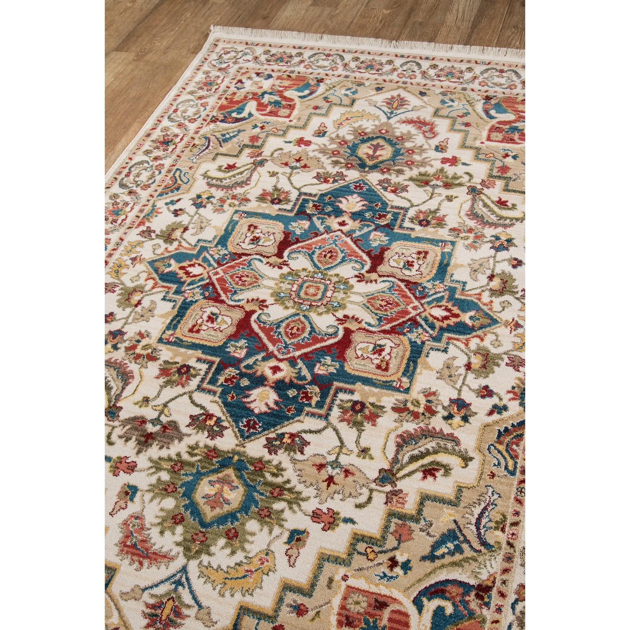 Skyline Decor Ivory Lenox Rugs in Rectangle Shape - Big