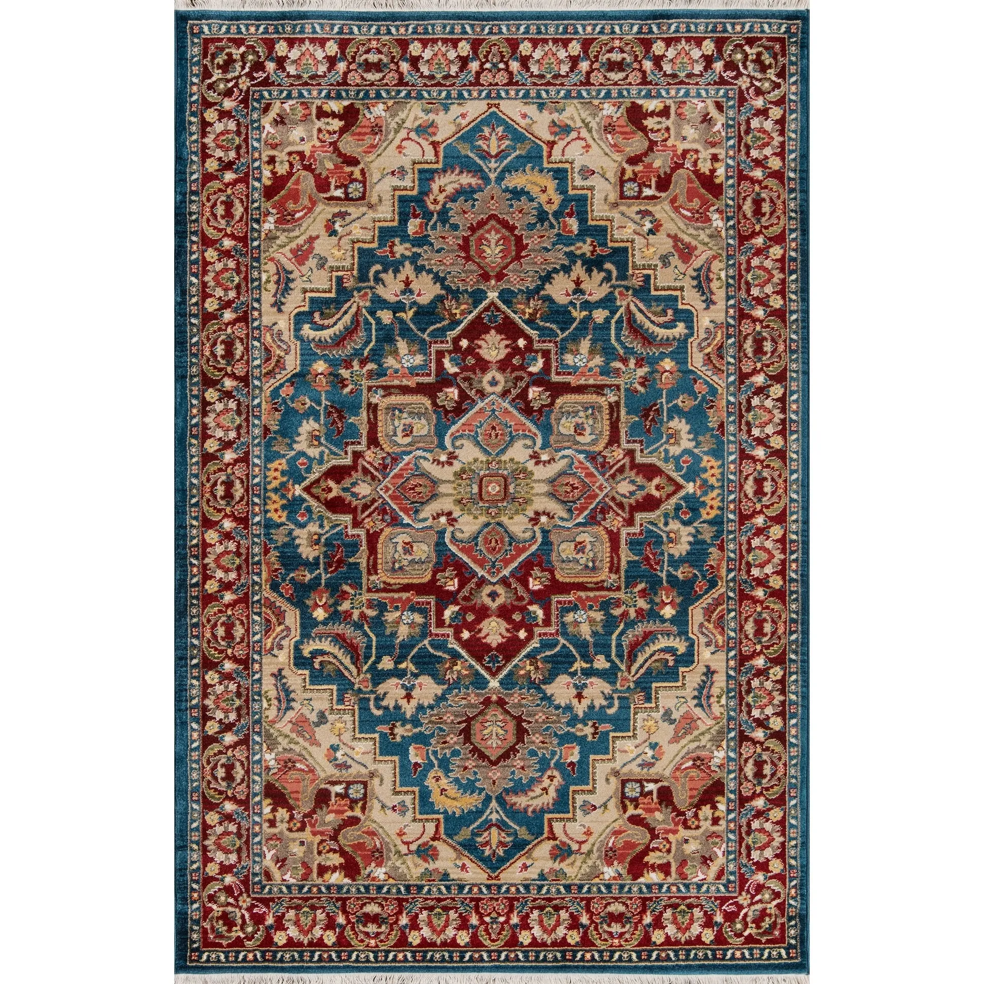 Skyline Decor Ivory Lenox Rugs in Rectangle Shape - Big