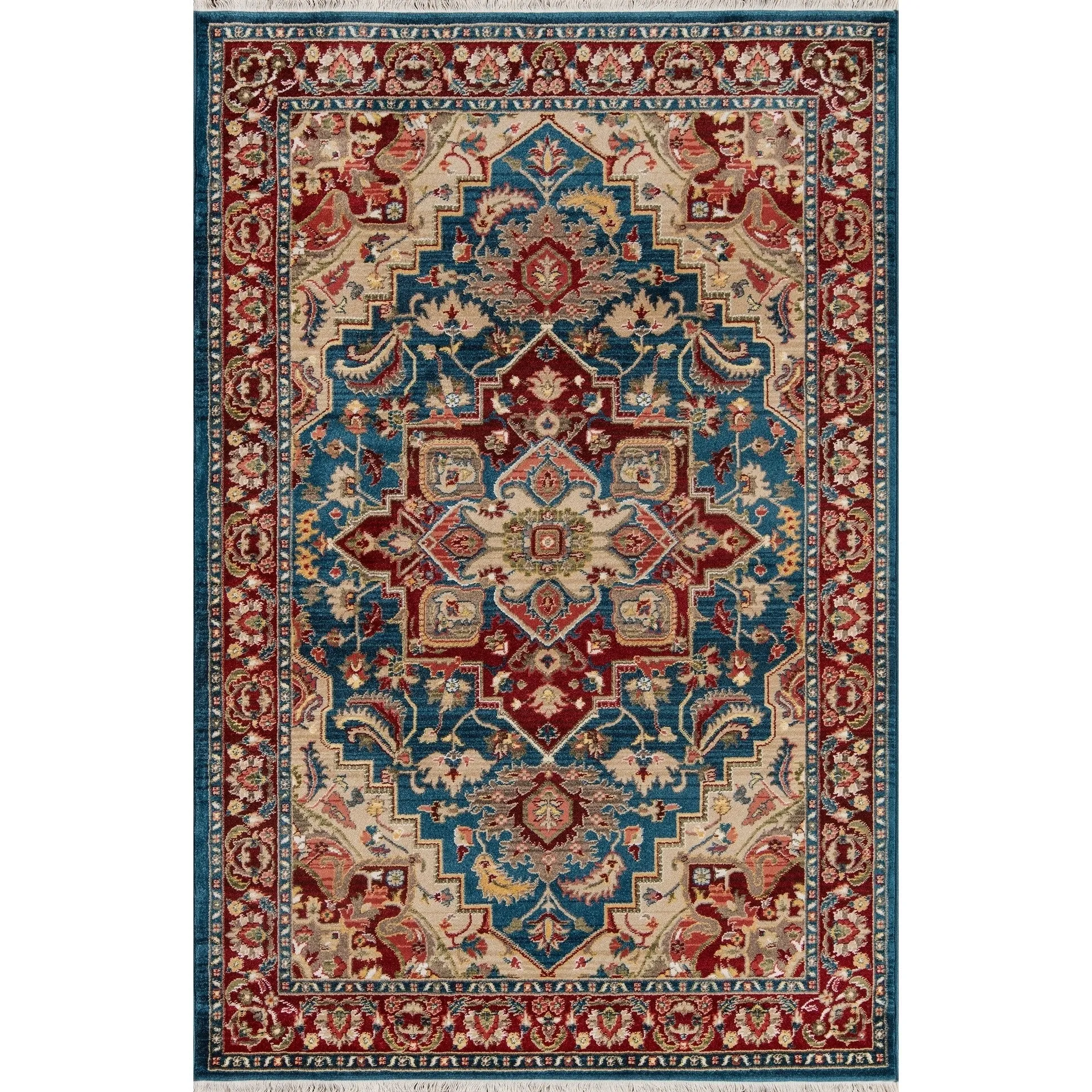 Skyline Decor Ivory Lenox Rugs in Rectangle Shape - Big