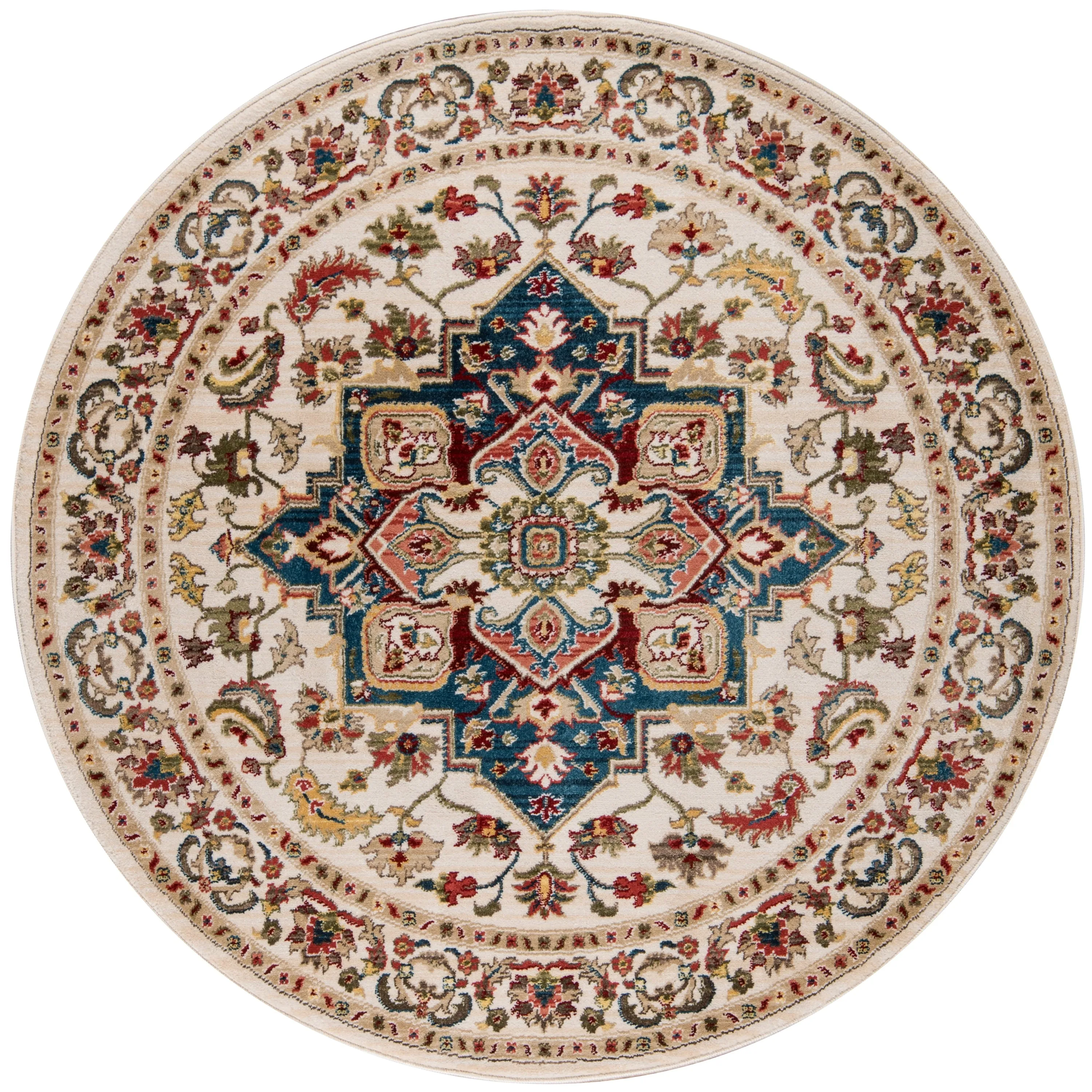 Skyline Decor Ivory Lenox Rugs in Rectangle Shape - Big