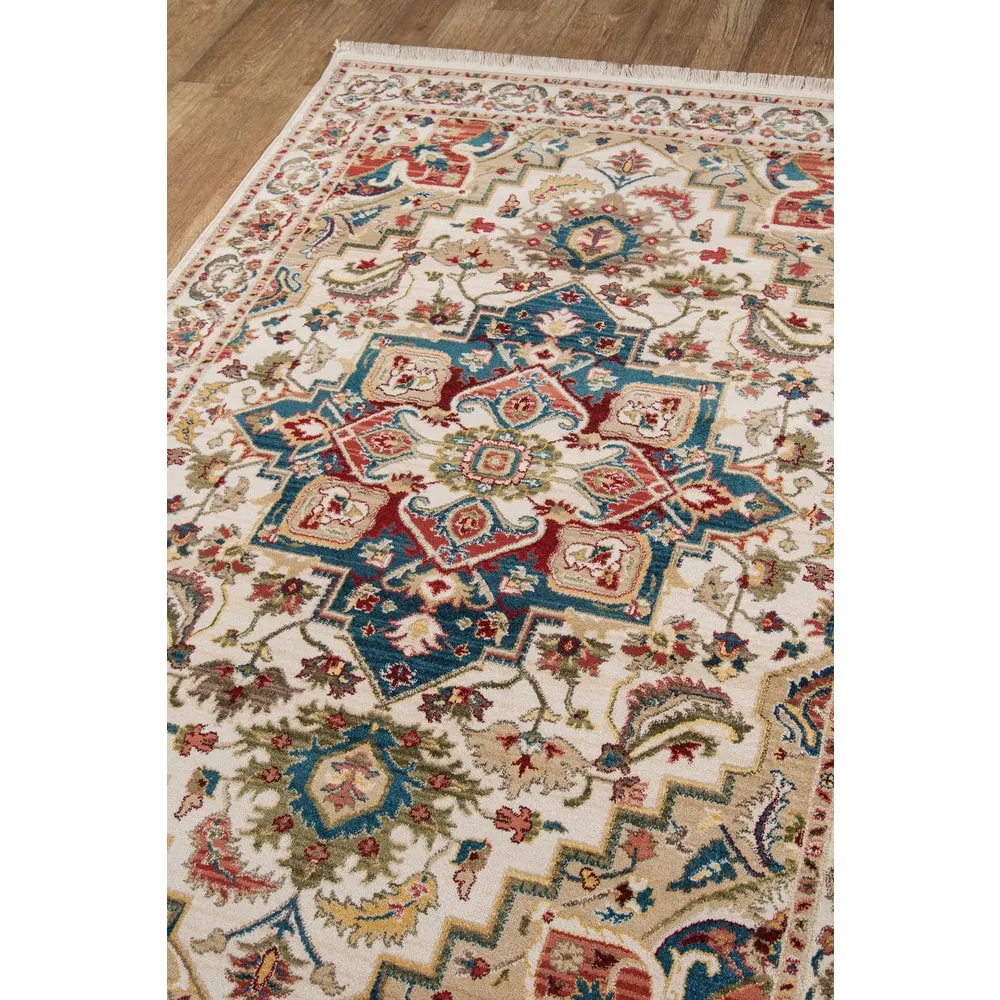 Skyline Decor Ivory Lenox Rugs in Rectangle Shape - Big