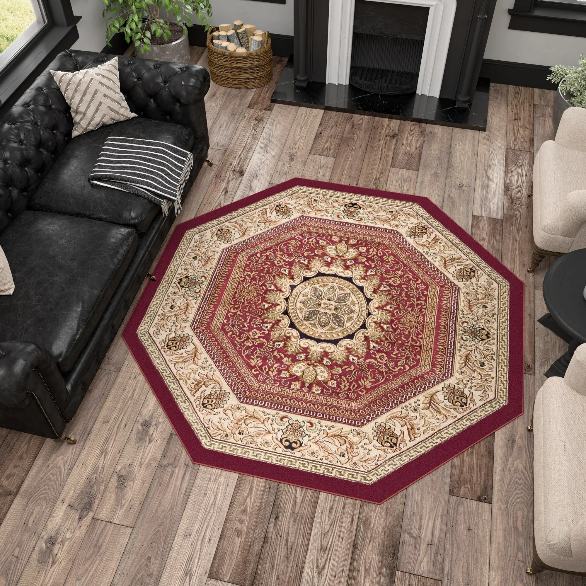 Soho Modern & Contemporary Medallion Indoor Area Rug