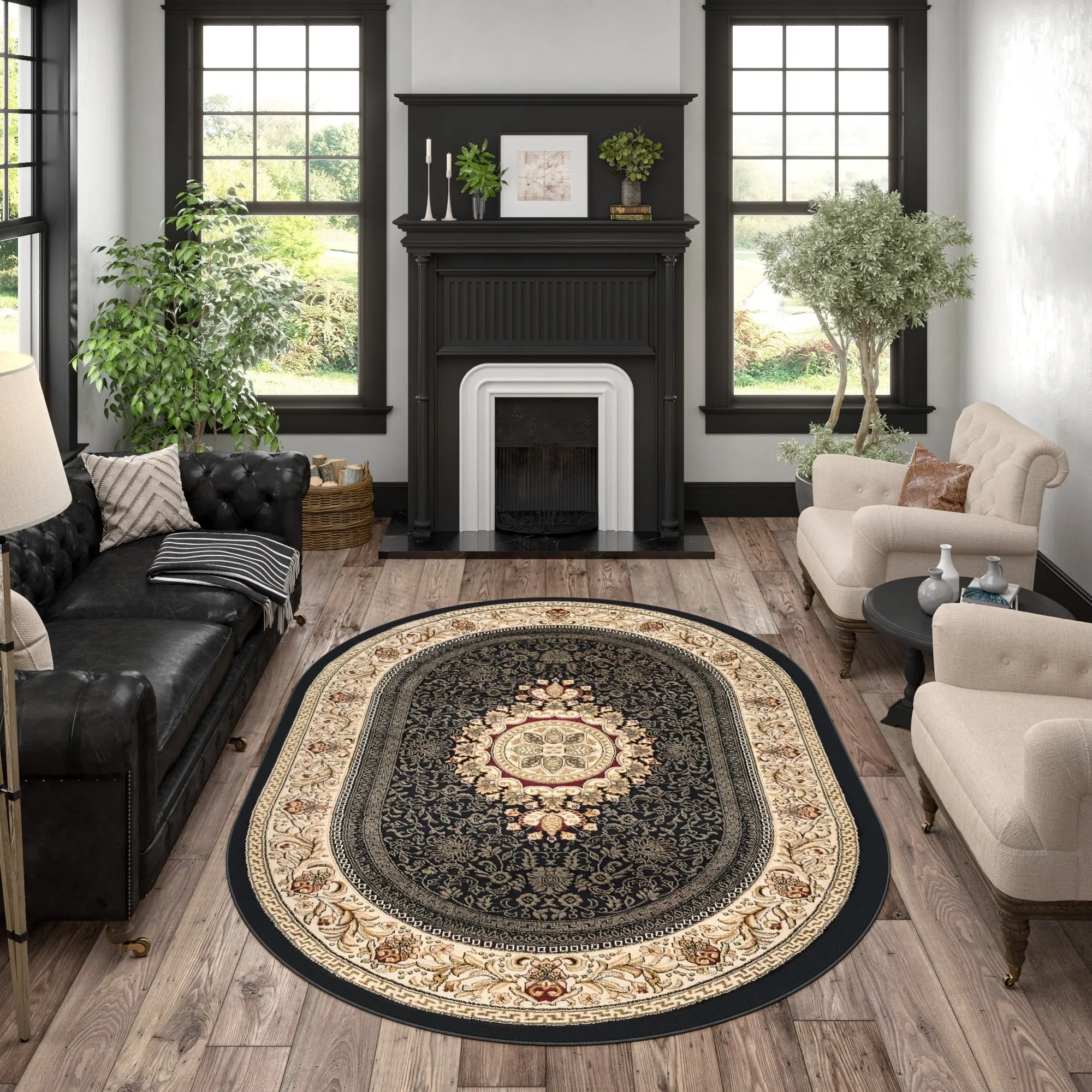 Soho Modern & Contemporary Medallion Indoor Area Rug