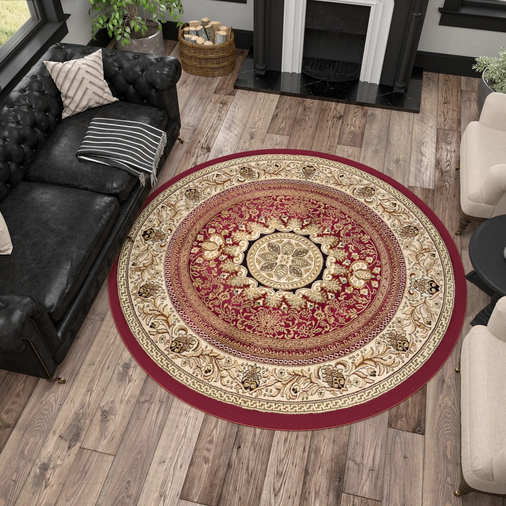 Soho Modern & Contemporary Medallion Indoor Area Rug