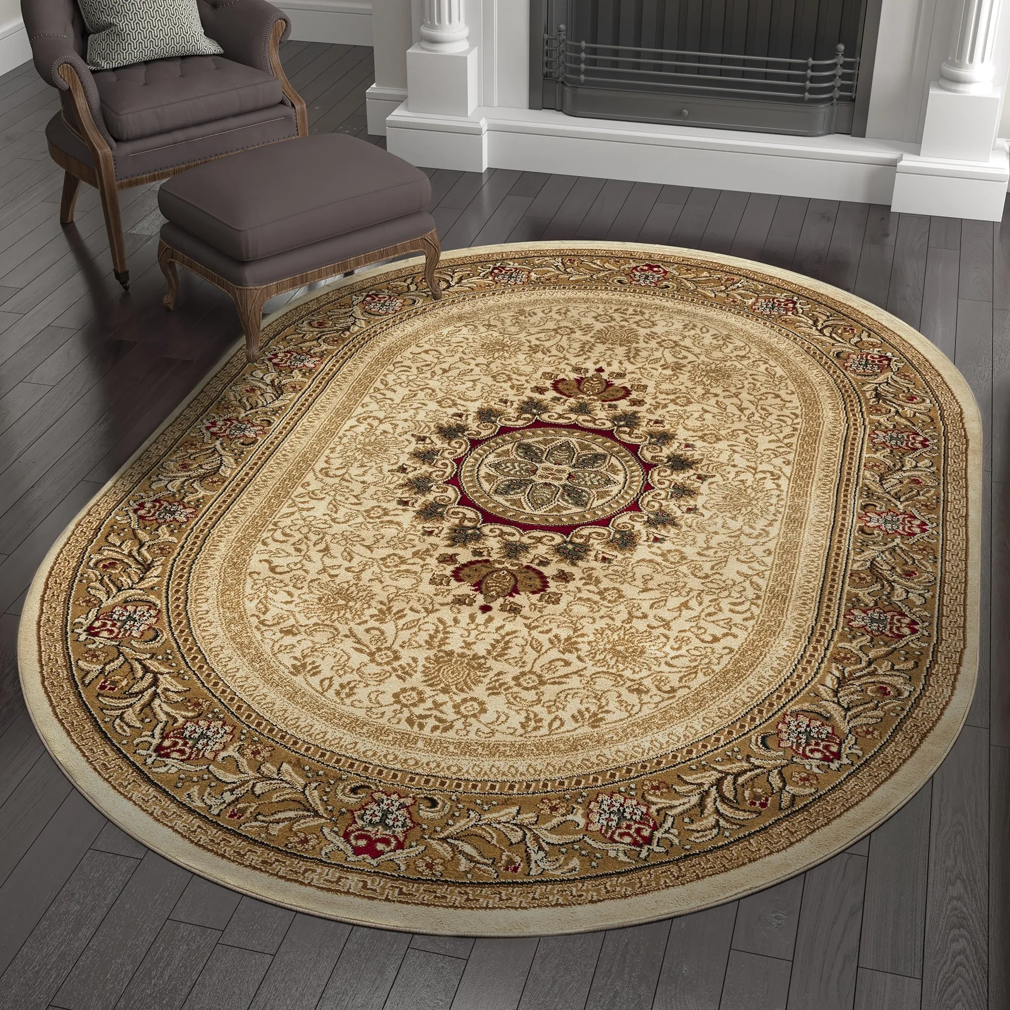 Soho Modern & Contemporary Medallion Indoor Area Rug