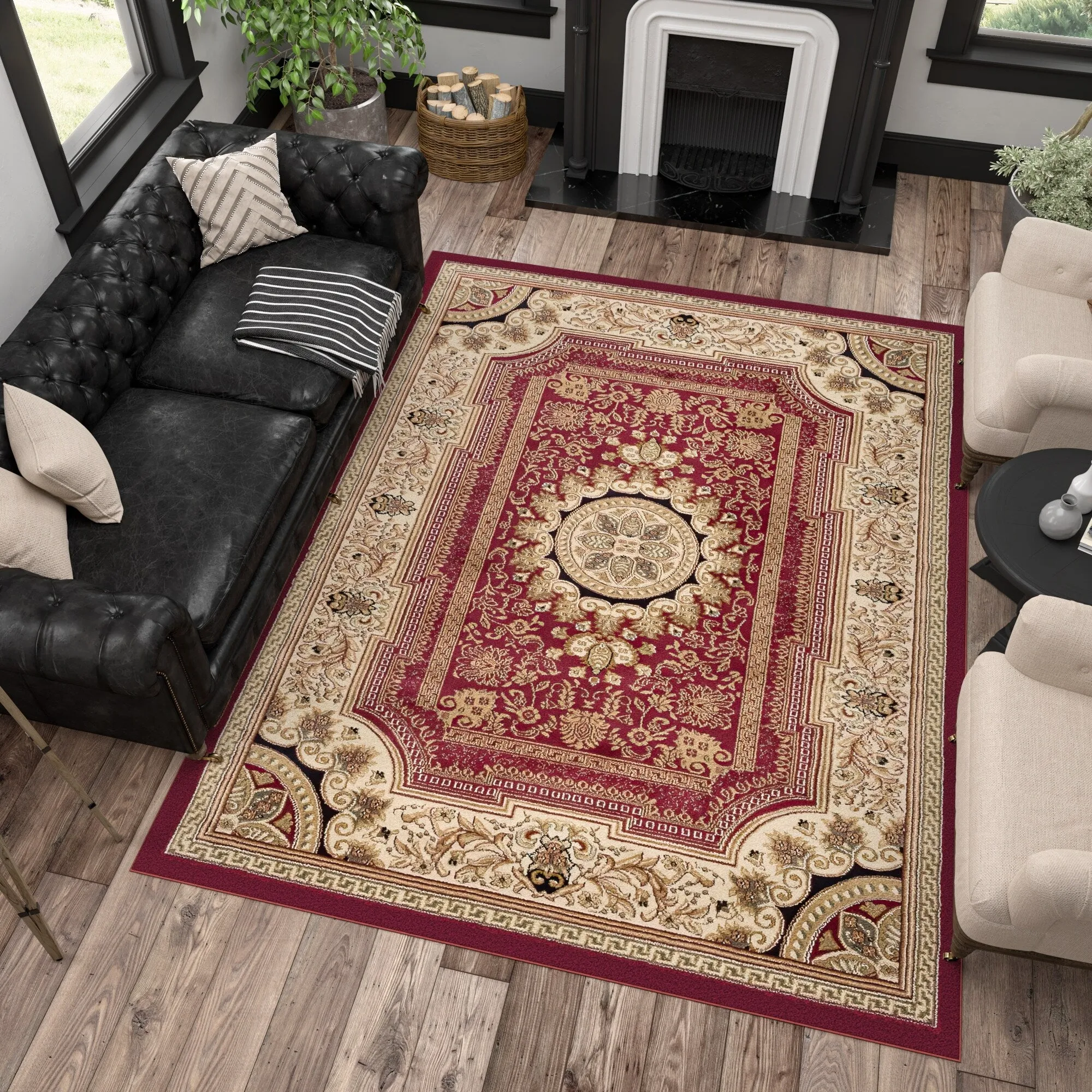 Soho Modern & Contemporary Medallion Indoor Area Rug