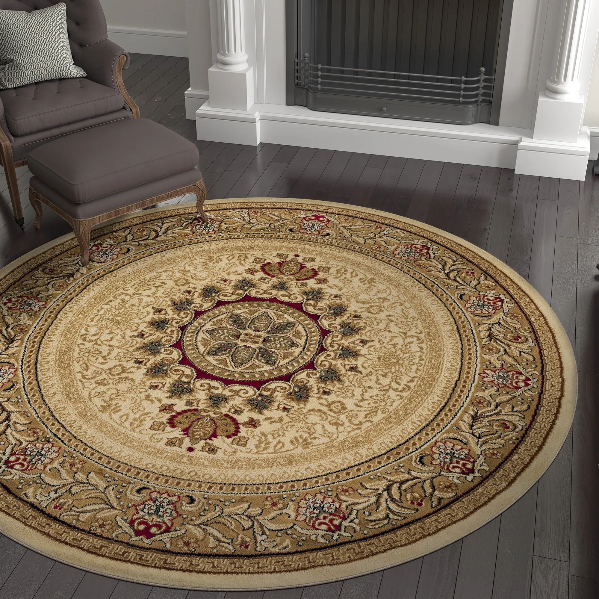 Soho Modern & Contemporary Medallion Indoor Area Rug