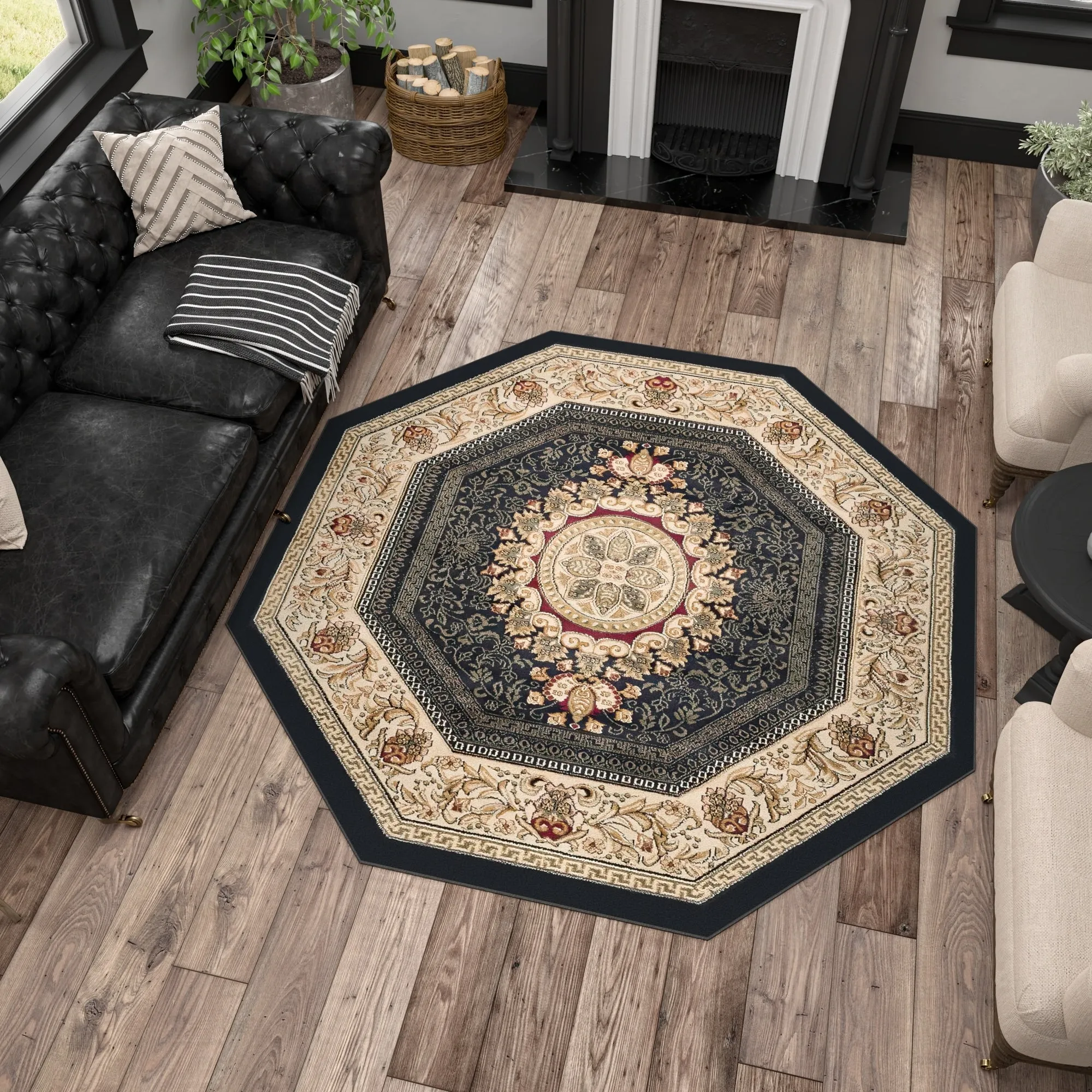 Soho Modern & Contemporary Medallion Indoor Area Rug
