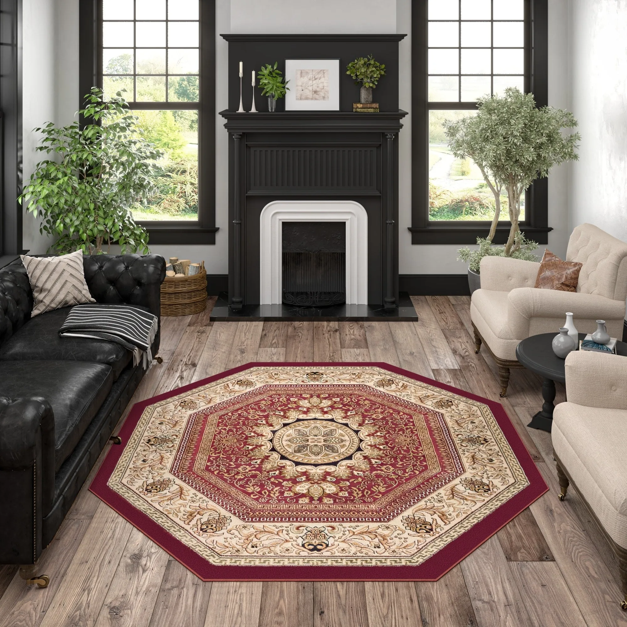 Soho Modern & Contemporary Medallion Indoor Area Rug