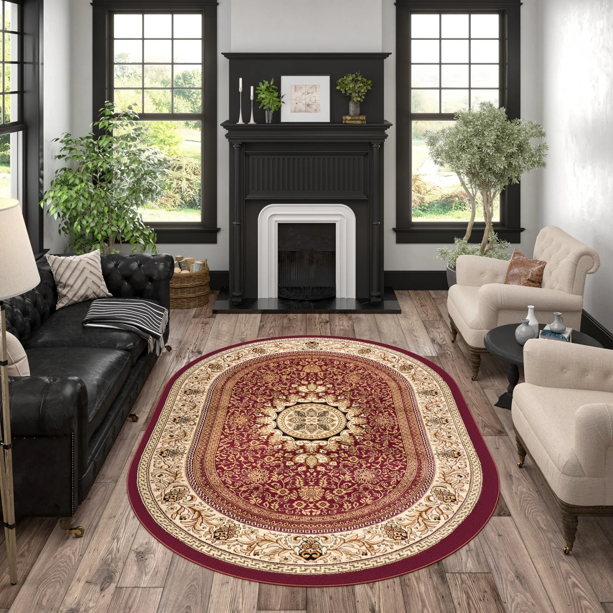 Soho Modern & Contemporary Medallion Indoor Area Rug