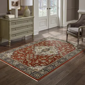 Style Haven Amelie Oriental Medallion Red/ Blue Indoor Area Rug