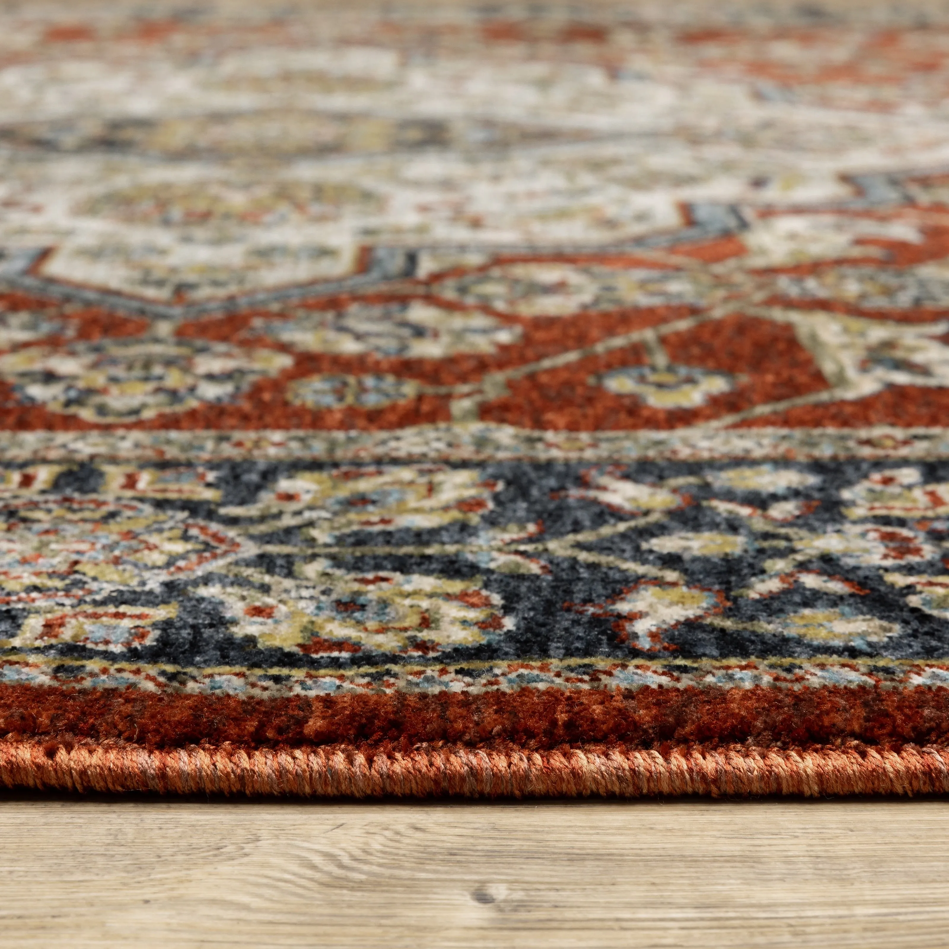 Style Haven Amelie Oriental Medallion Red/ Blue Indoor Area Rug