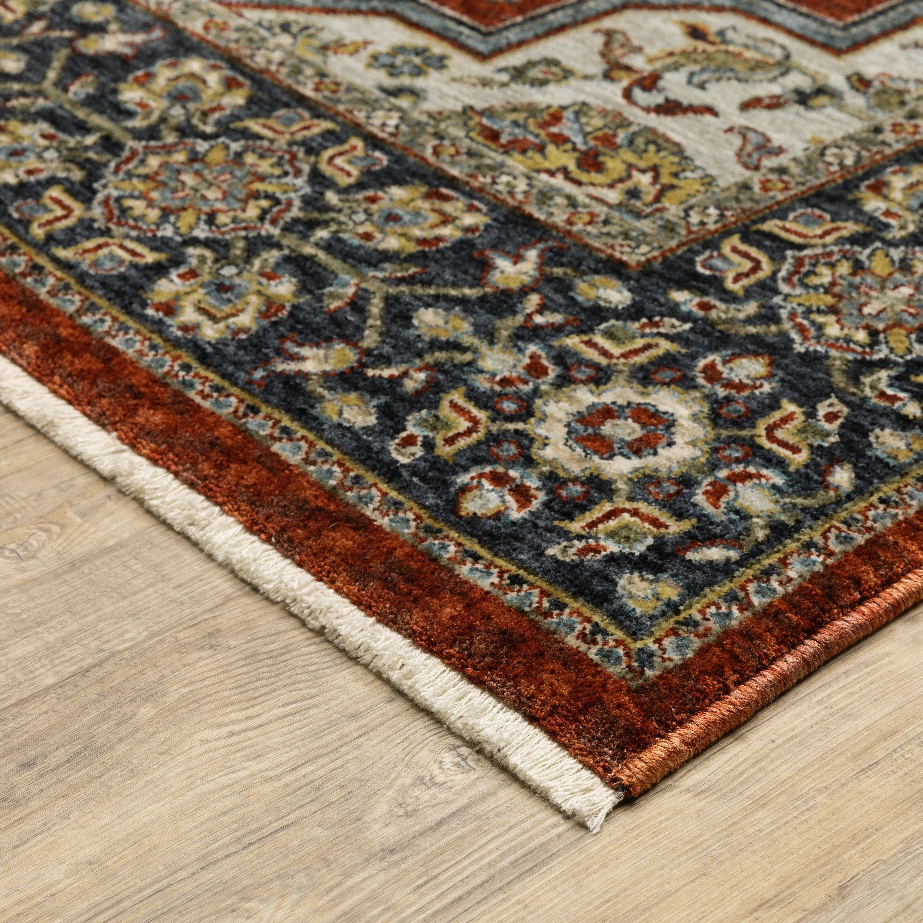 Style Haven Amelie Oriental Medallion Red/ Blue Indoor Area Rug
